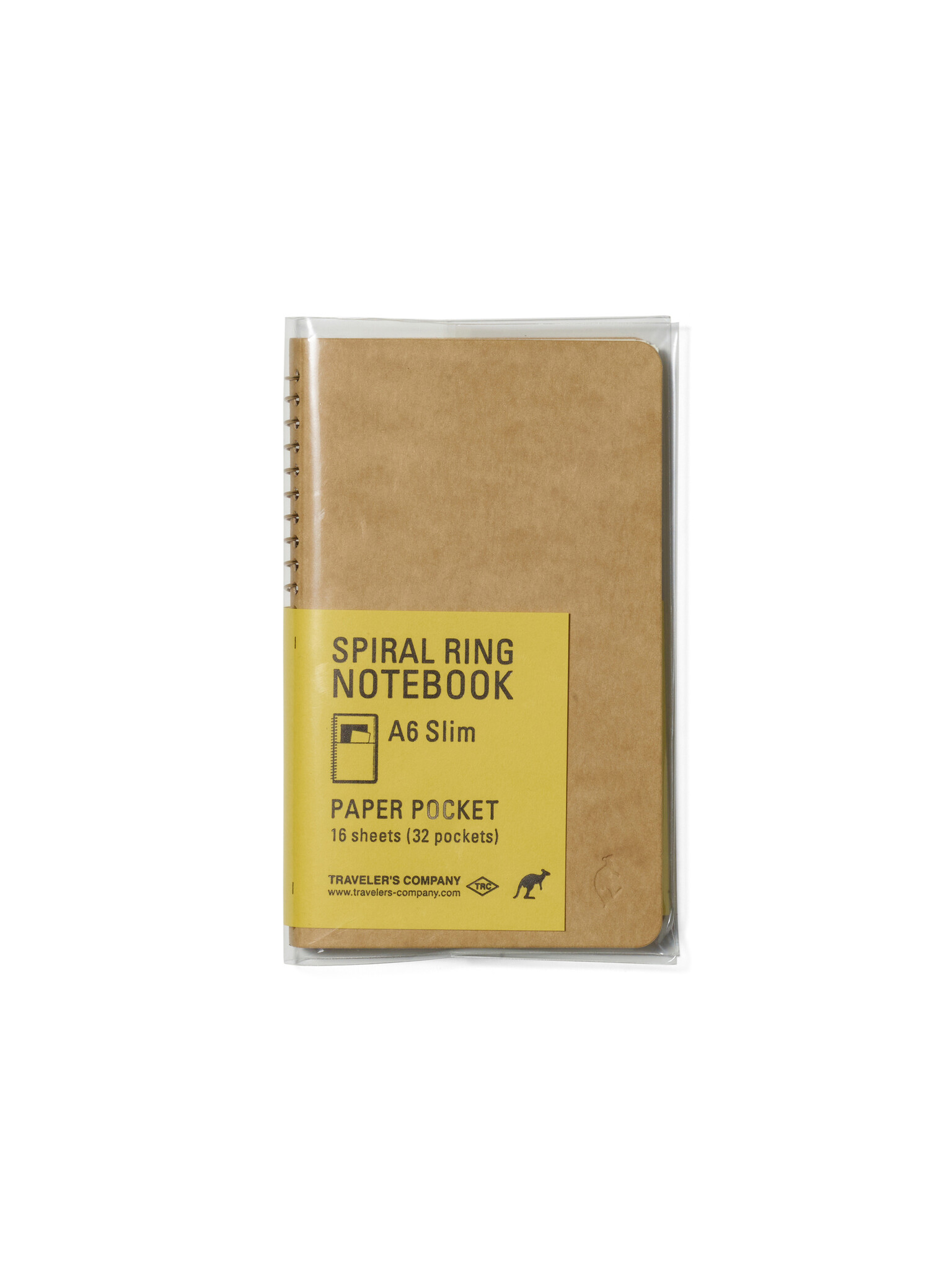 TRAVELER'S COMPANY Notizbuch mit Papiertaschen A6