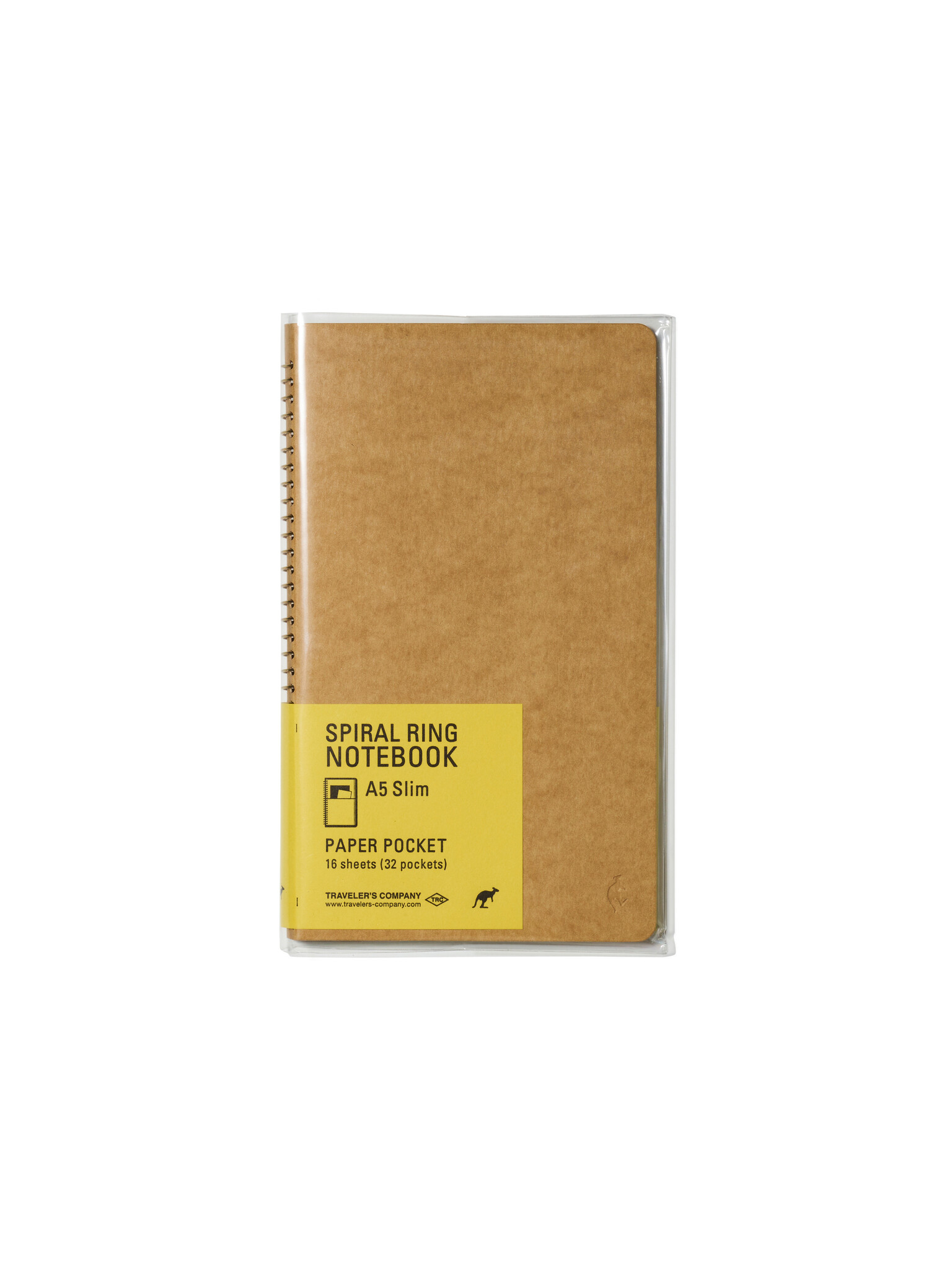 TRAVELER'S COMPANY Notizbuch mit Papiertaschen A5
