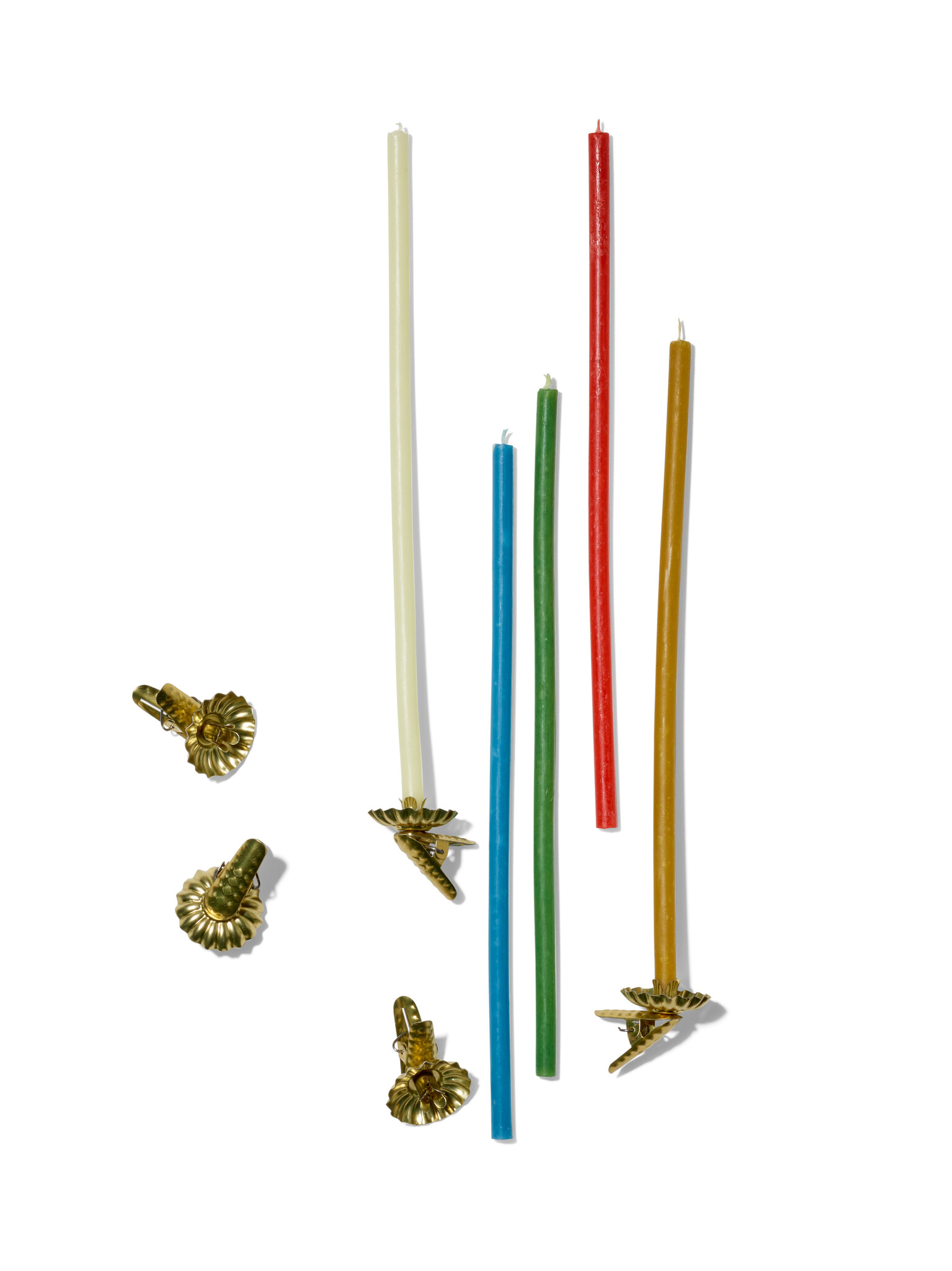 NOUVEL ÉTÉ 4 Mini Kerzenhalter, gold