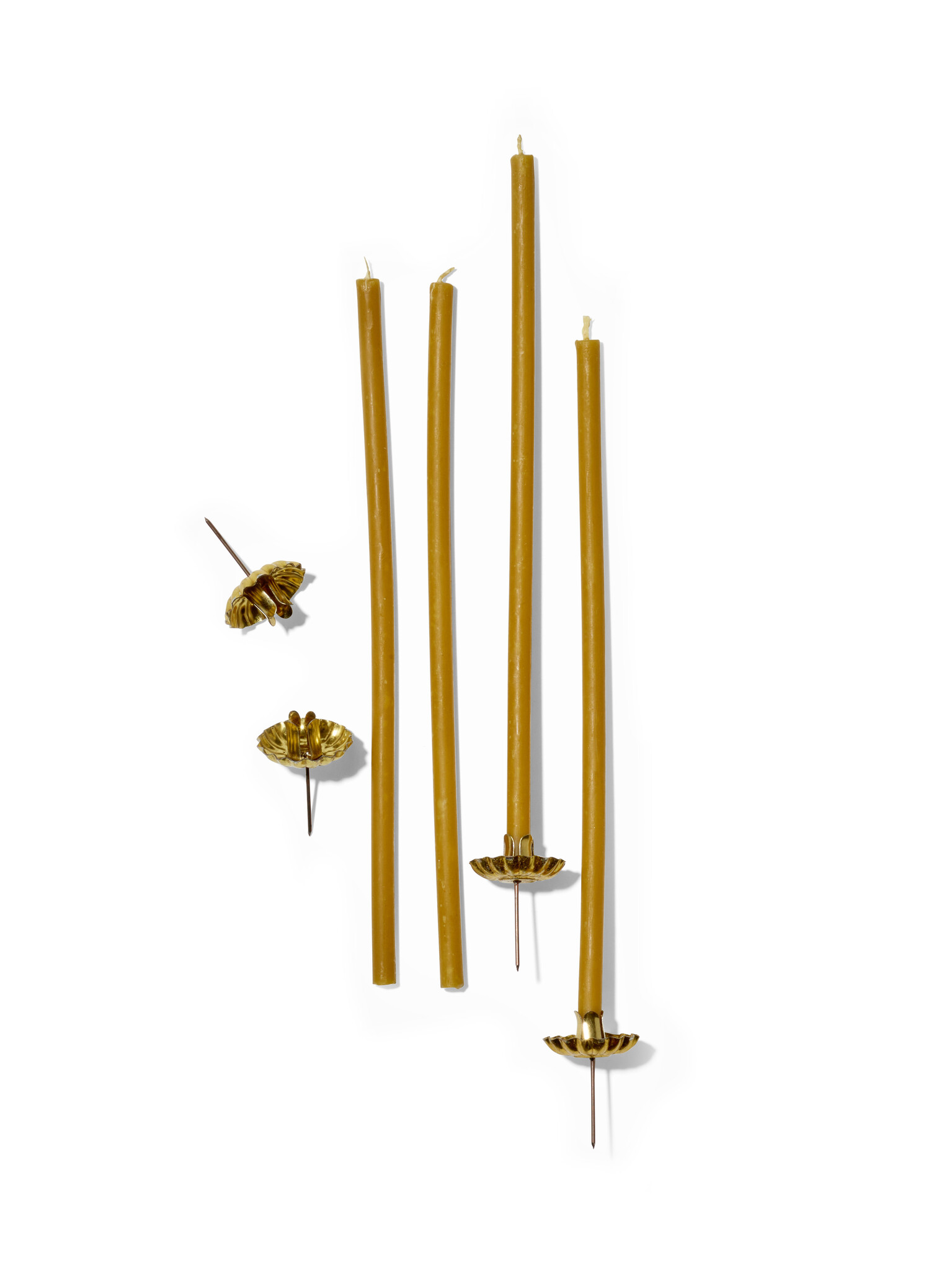 NOUVEL ÉTÉ 10 lange, schlanke Bienenwachskerzen in verschiedenen Farben