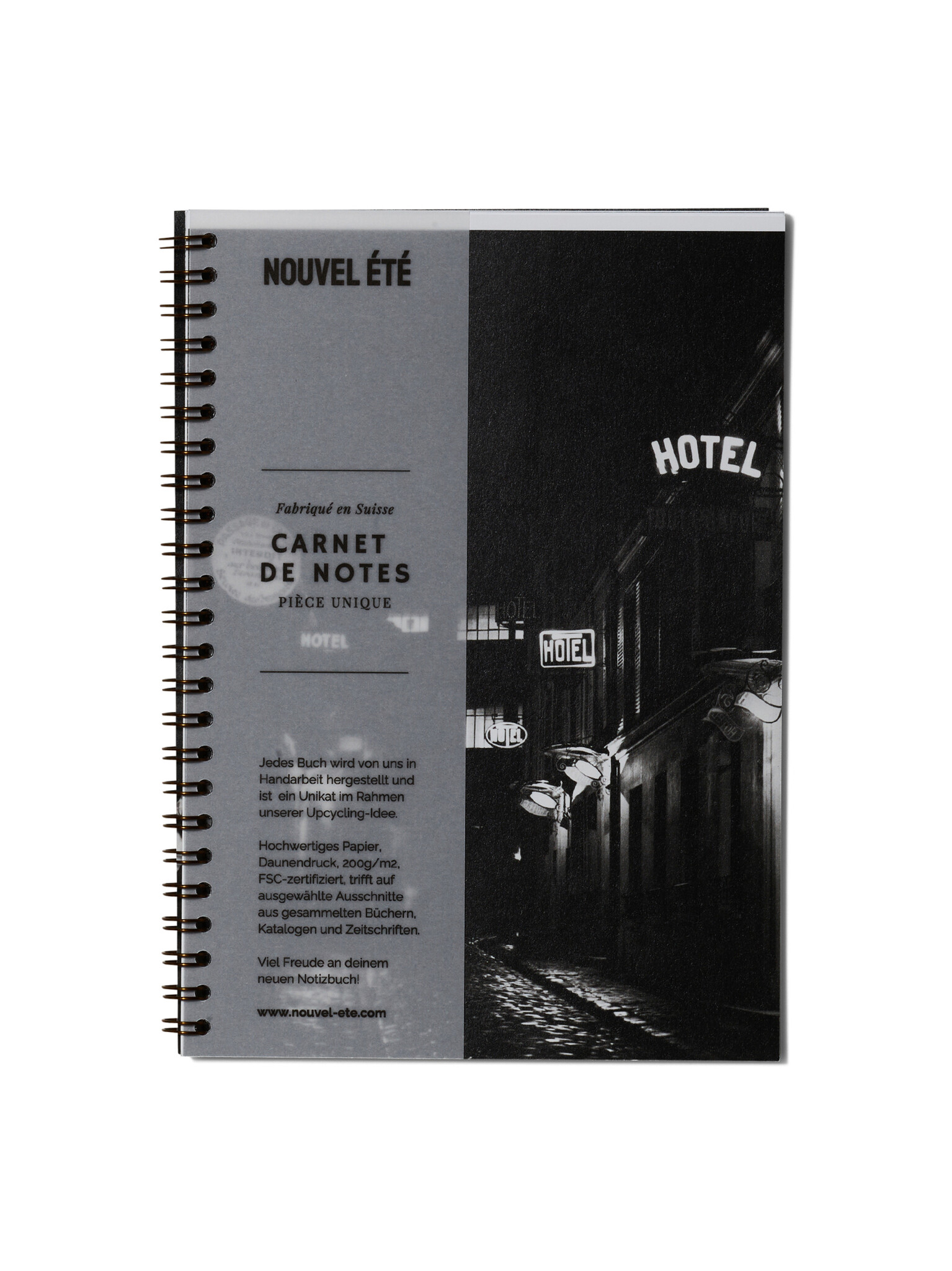 NOUVEL ÉTÉ UNIKAT Notizbuch / Carnet de notes - Edition Paris, N°5