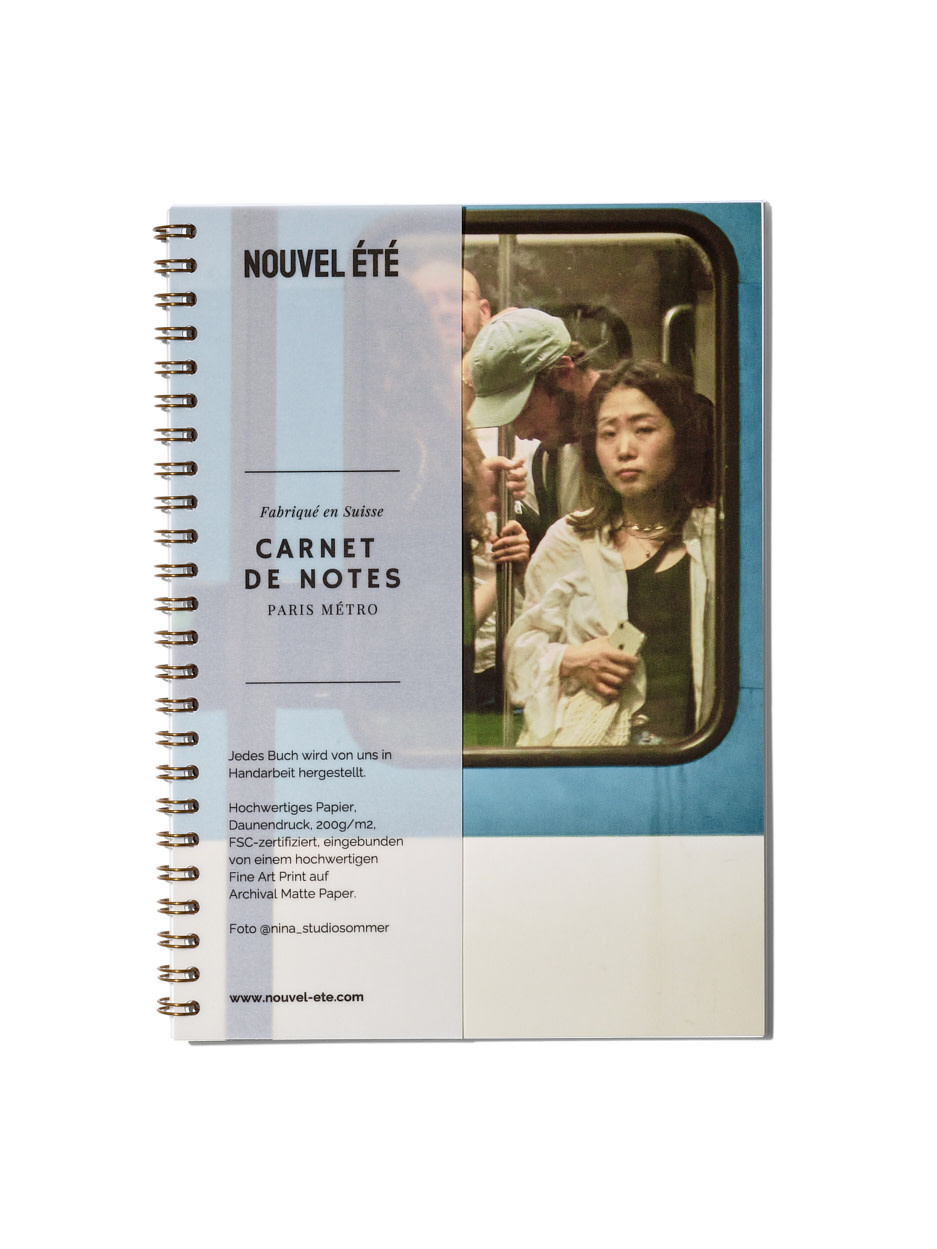 NOUVEL ÉTÉ Notizbuch / Carnet de notes – Paris Métro N°6, Fine Art Print