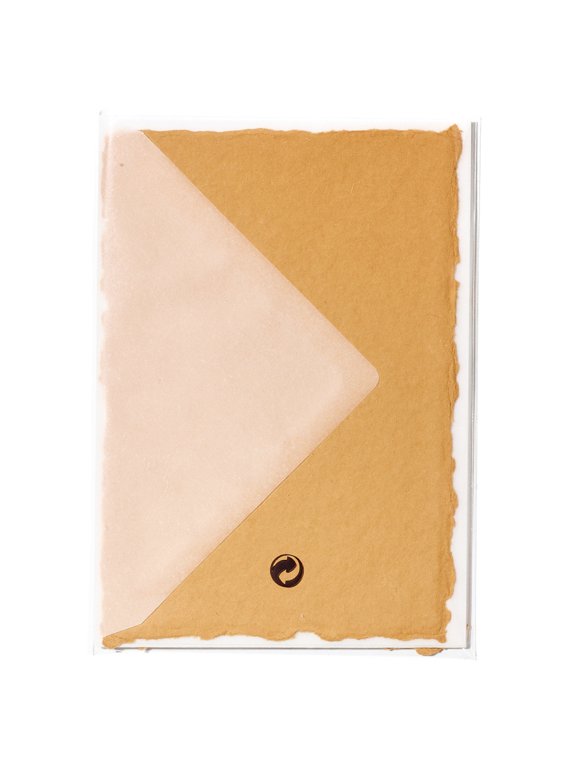 NOUVEL ÉTÉ 5 handgeschöpfte Baumwollpapiere inkl. Couverts, zwei Formate, DIJON