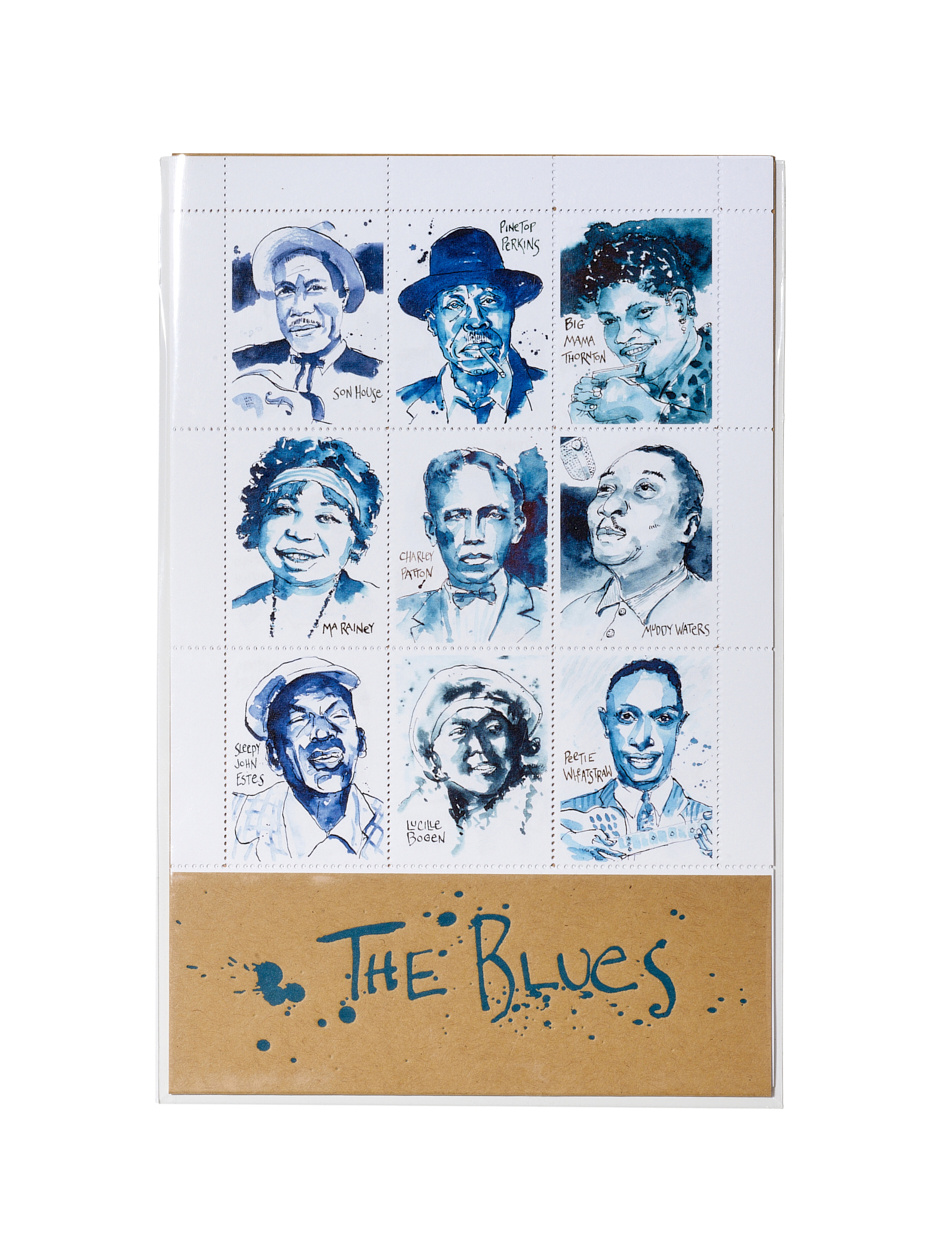 Lick & Stick Markenbogen The Blues von James Terman