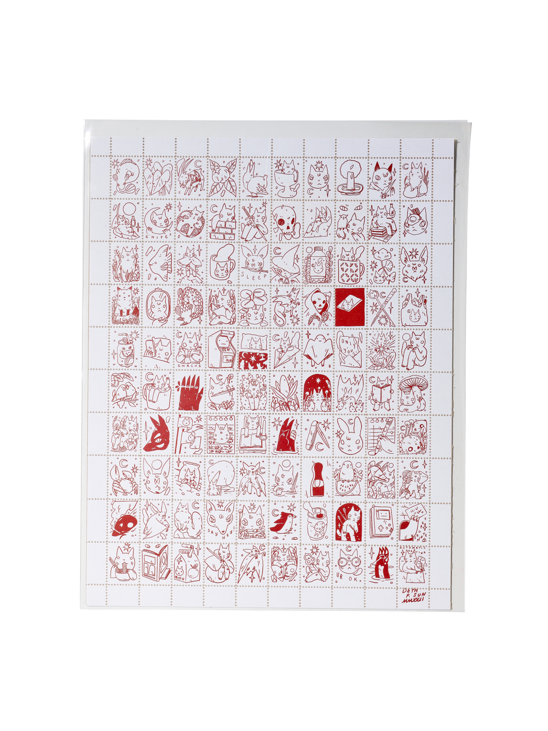 Lick & Stick Markenbogen Creatures by Deth P. Sun