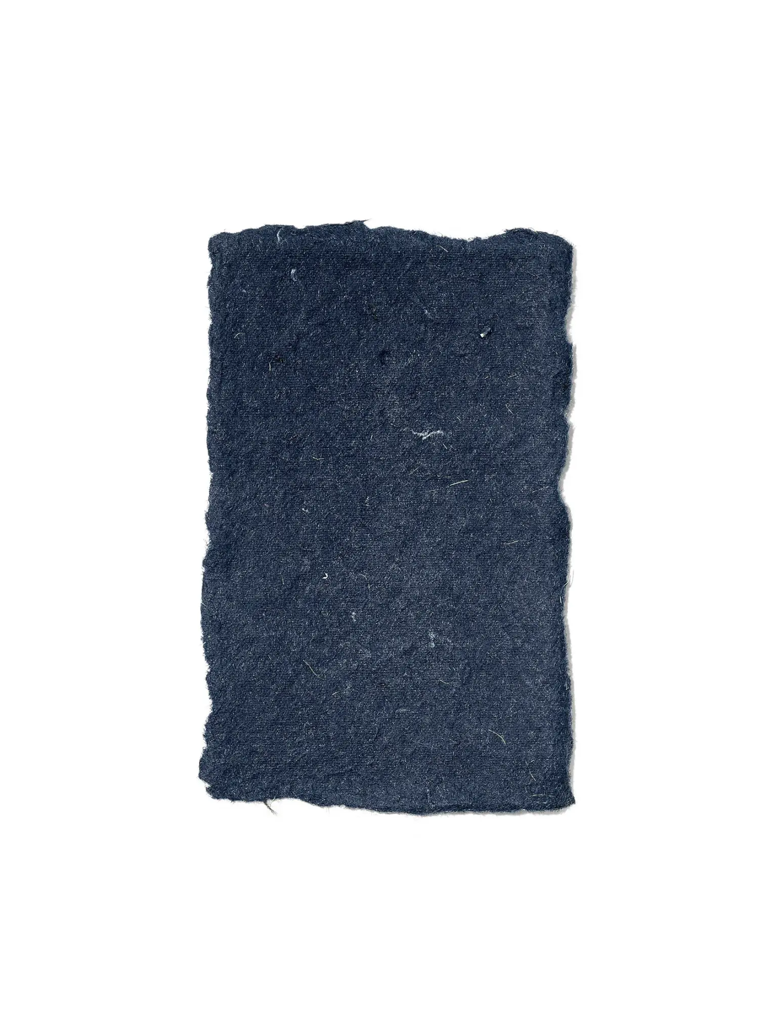 NOUVEL ÉTÉ 5 handgeschöpfte Baumwollpapiere ink. Couverts, zwei Formate, NACHTBLAU