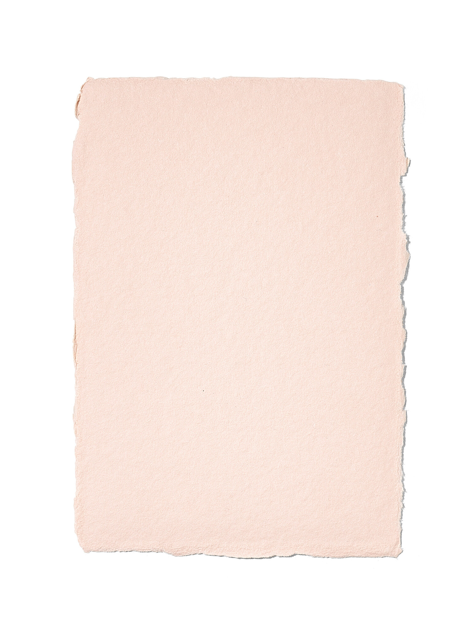 NOUVEL ÉTÉ 5 handgeschöpfte Baumwollpapiere inkl. Couverts, zwei Formate, HELLROSA