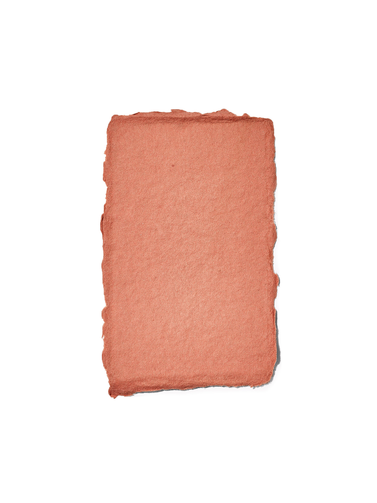 NOUVEL ÉTÉ 5 handgeschöpfte Baumwollpapiere ink. Couverts, zwei Formate, TERRACOTTA