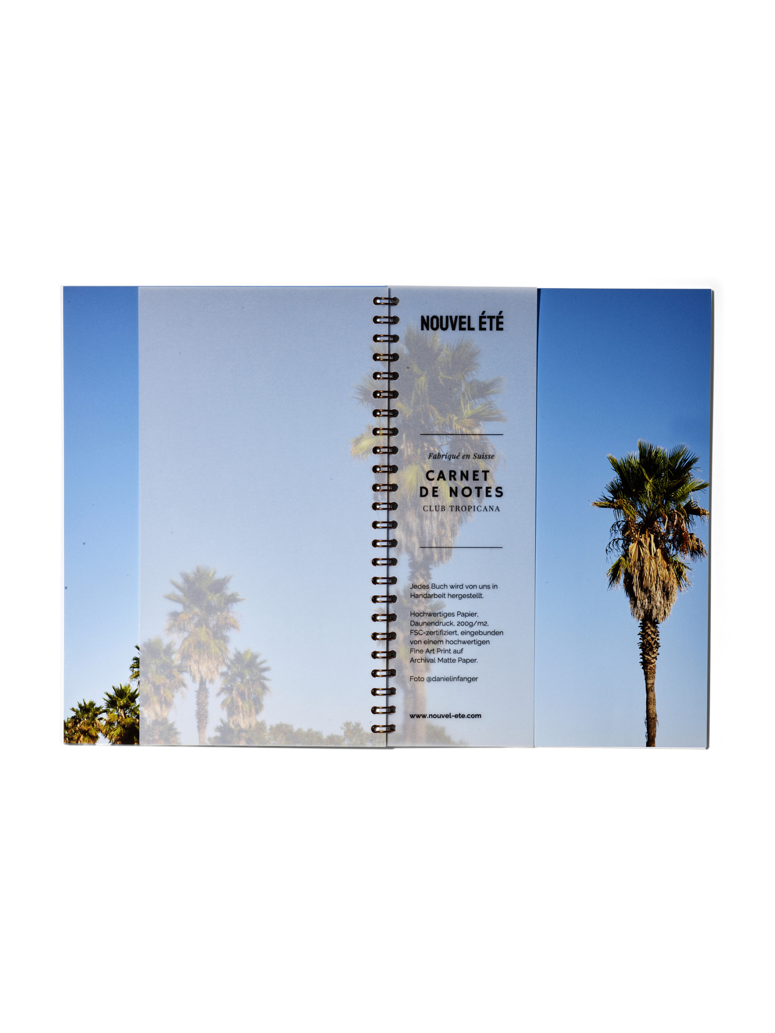 NOUVEL ÉTÉ Notizbuch / Carnet de notes – Club Tropicana, N°6, Fine Art Print