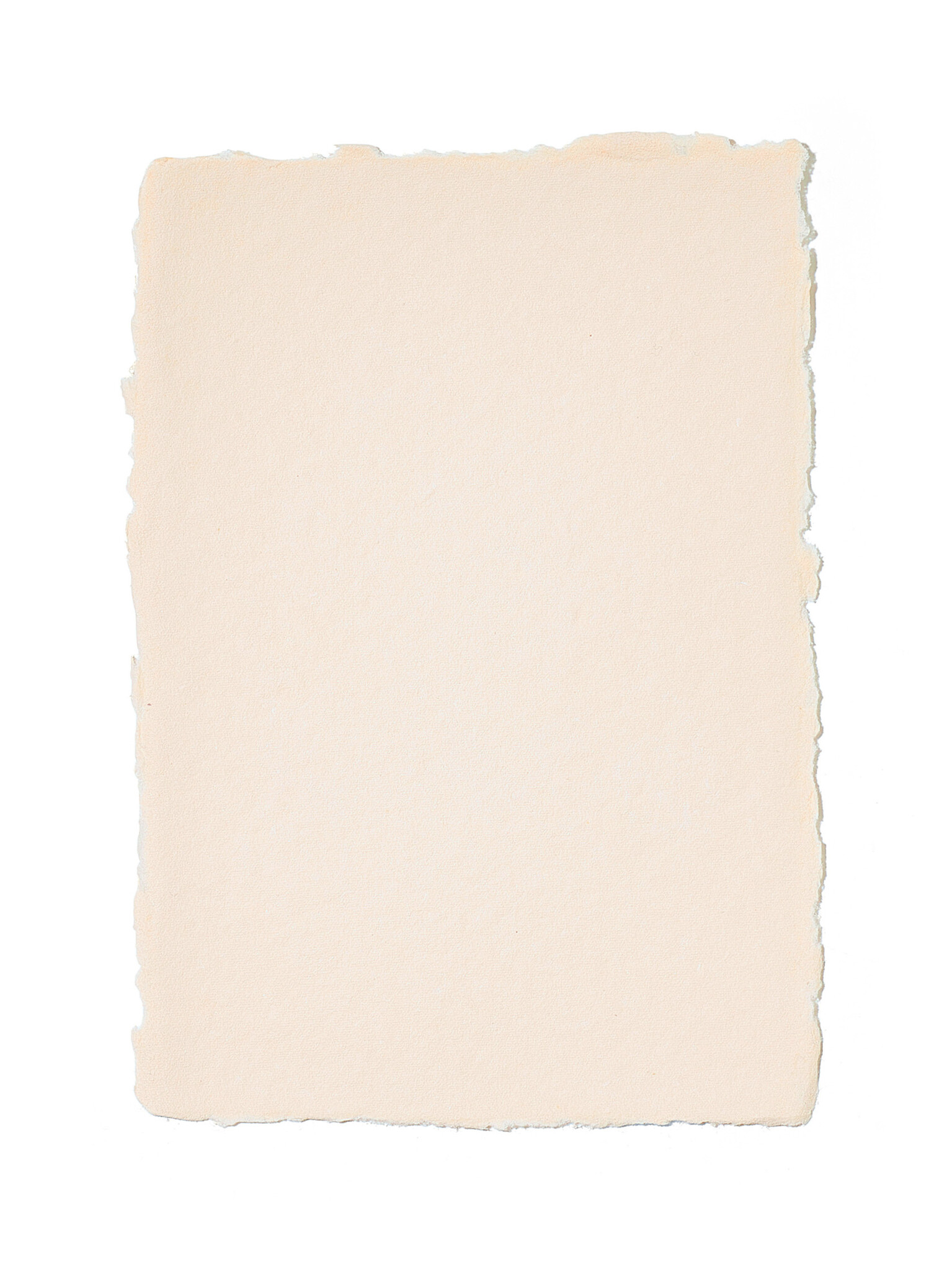 NOUVEL ÉTÉ 5 handgeschöpfte Baumwollpapiere inkl. Couverts, zwei Formate, EIERSCHALE