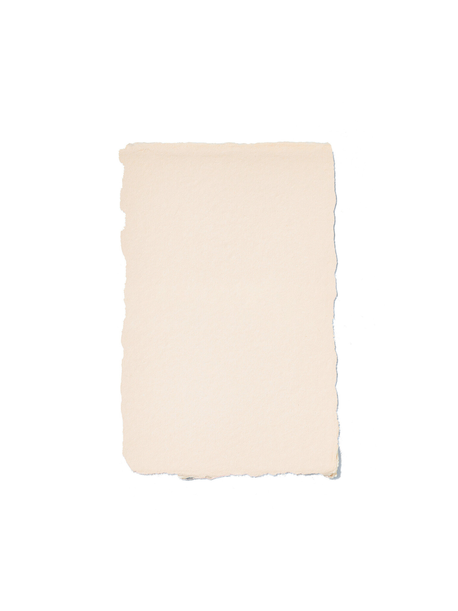 NOUVEL ÉTÉ 5 handgeschöpfte Baumwollpapiere inkl. Couverts, zwei Formate, EIERSCHALE