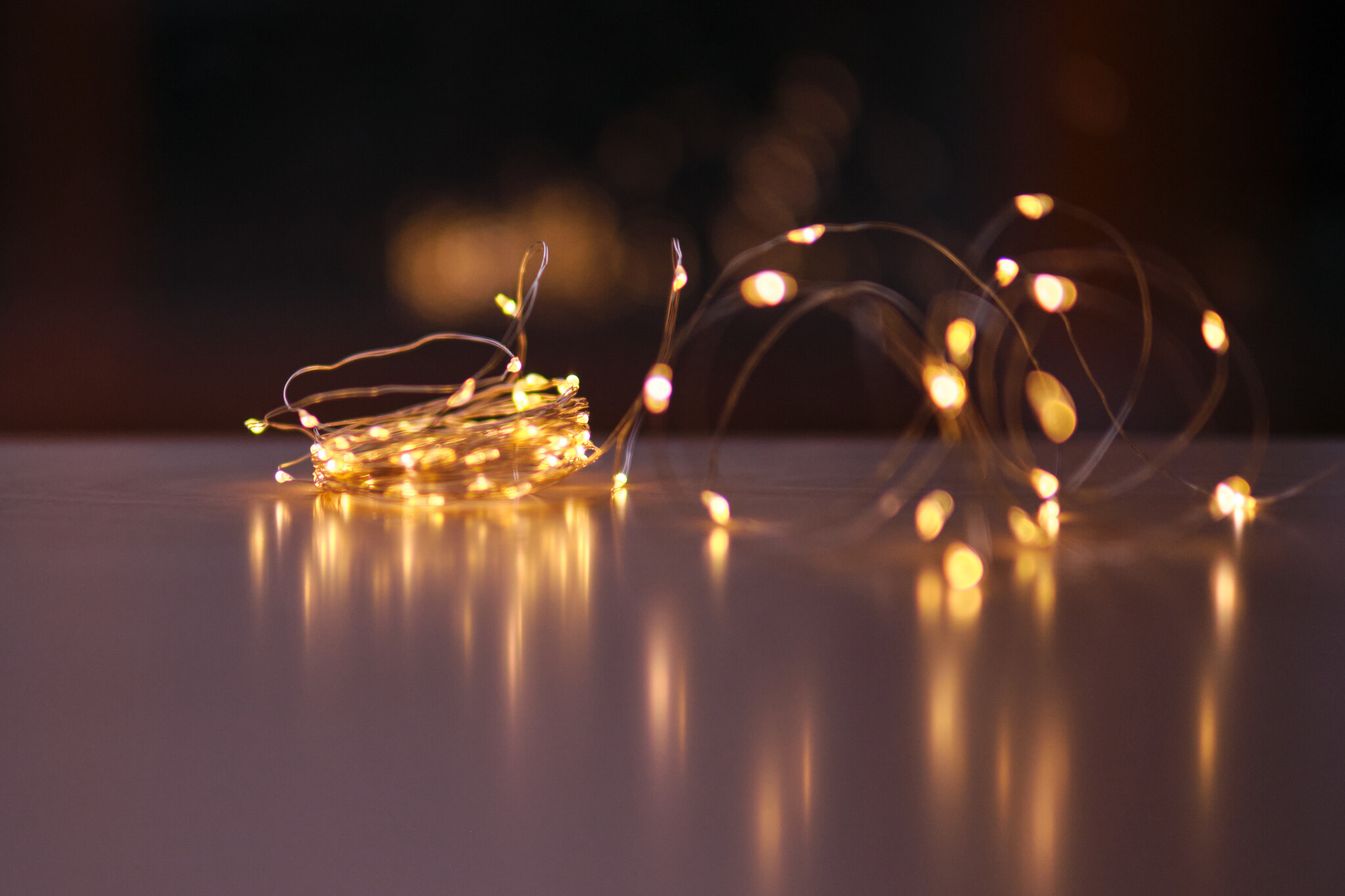 NOUVEL ÉTÉ LED Lichterkette Silber, 5 und 10 Meter