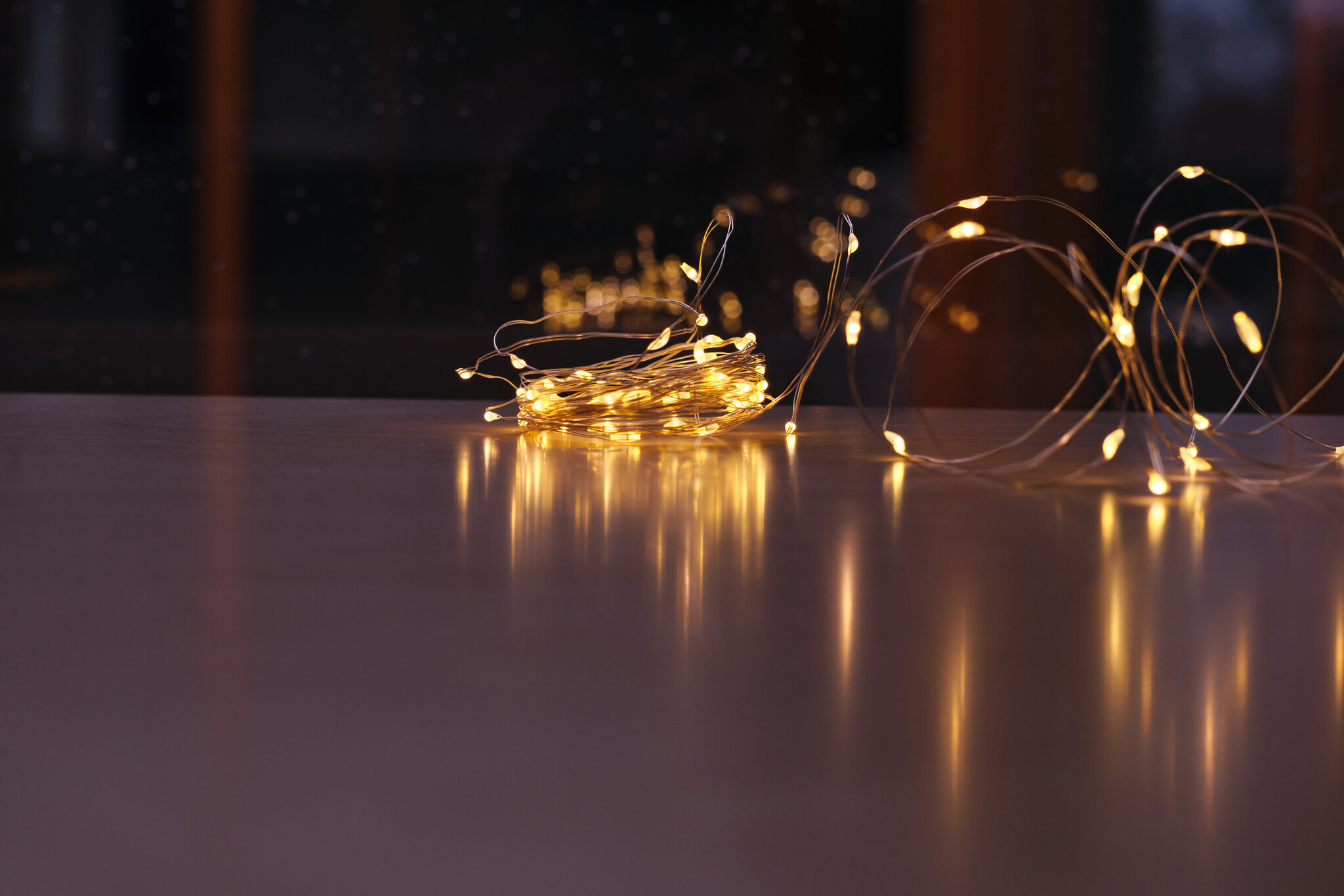 NOUVEL ÉTÉ LED Lichterkette Kupfer, 5 und 10 Meter