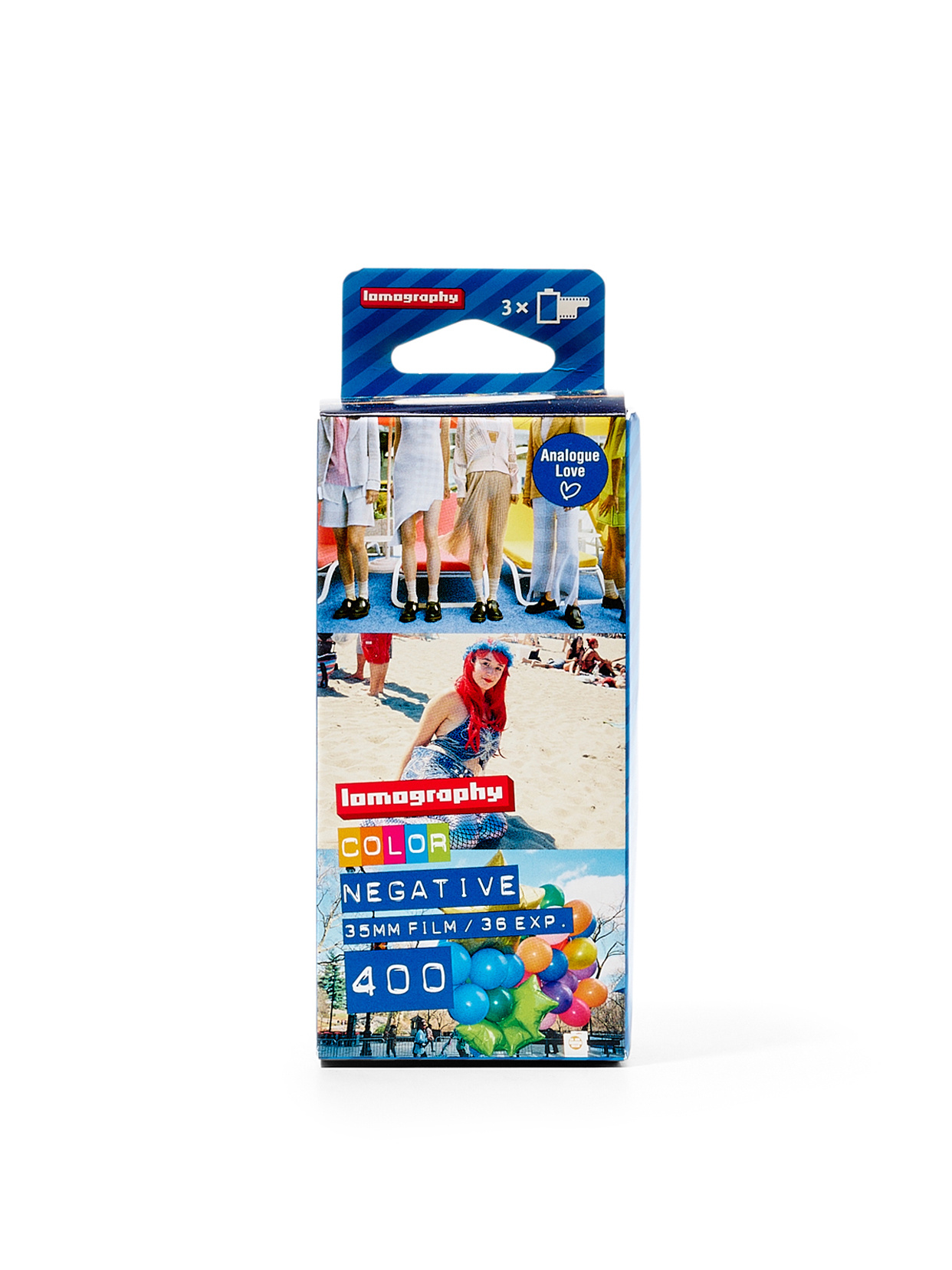 LOMOGRAPHY 400/36 Color Negative Film, Dreierpack