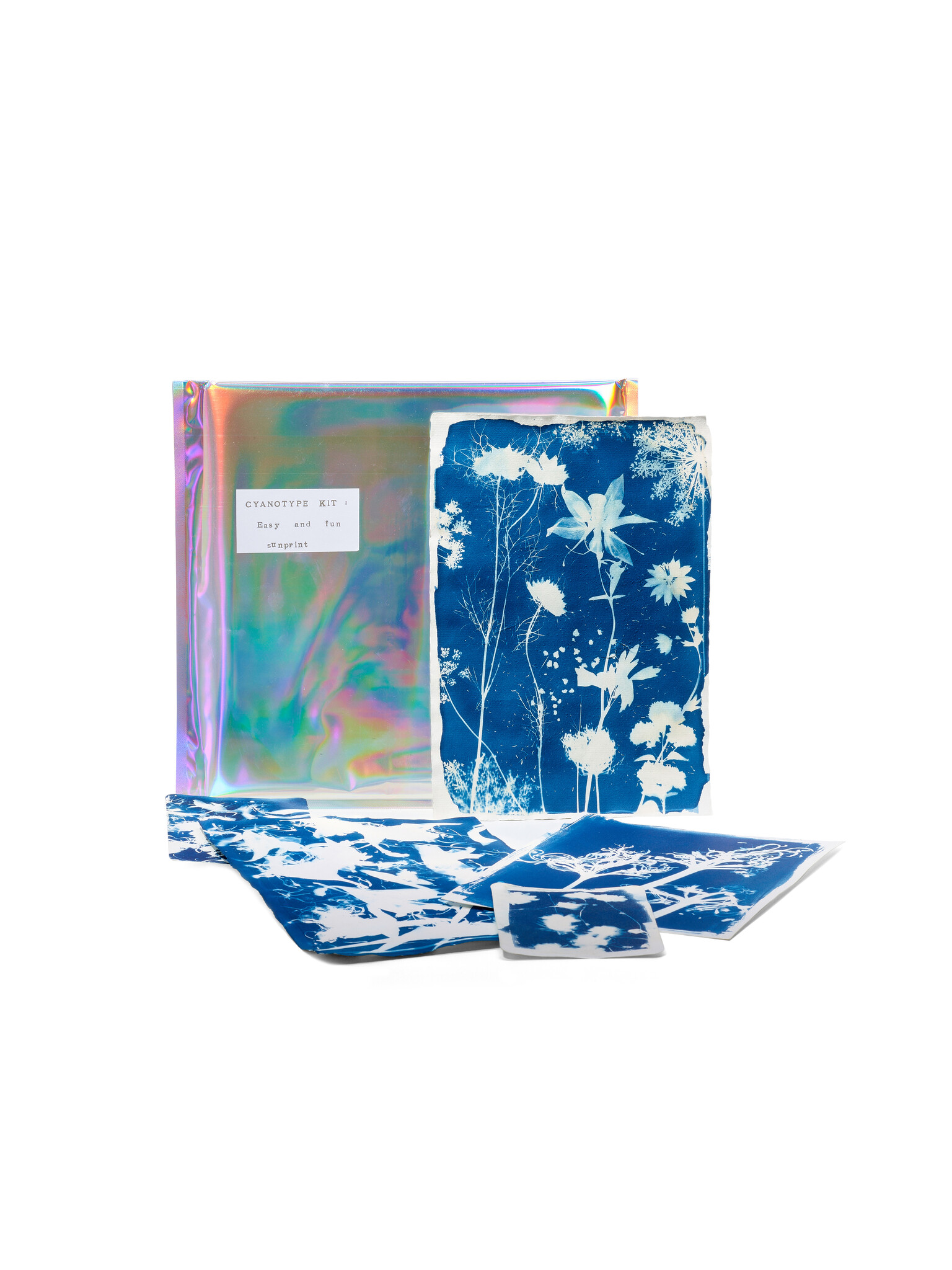 Cyanotypie DIY Kit / beschichtete Blätter