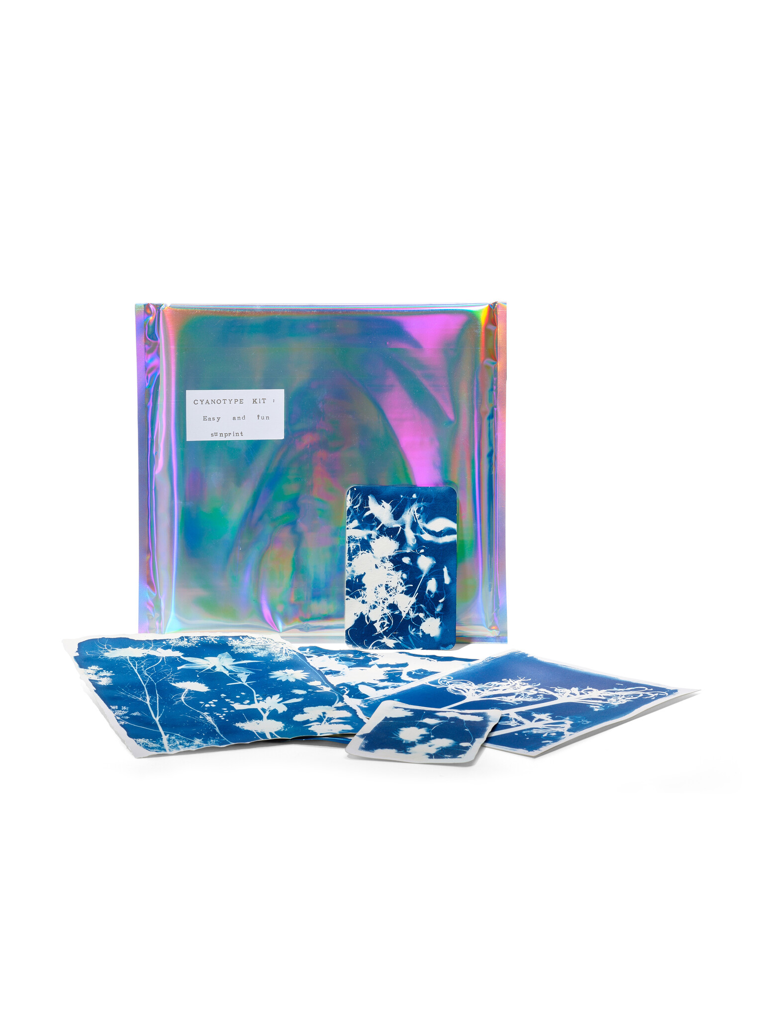 Cyanotypie DIY Kit / beschichtete Blätter
