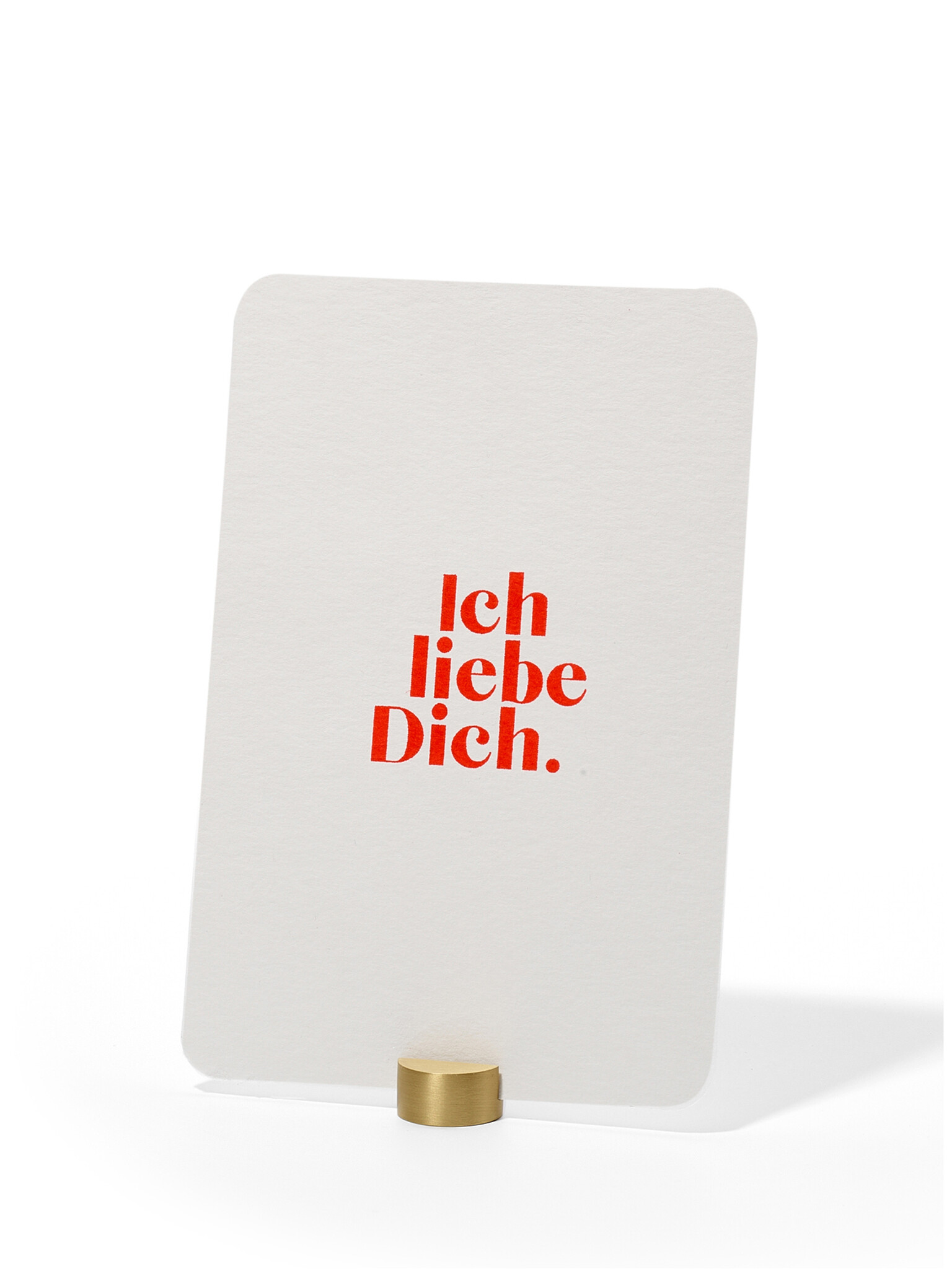 NOUVEL ÉTÉ RISO Postkarte, Ich liebe Dich