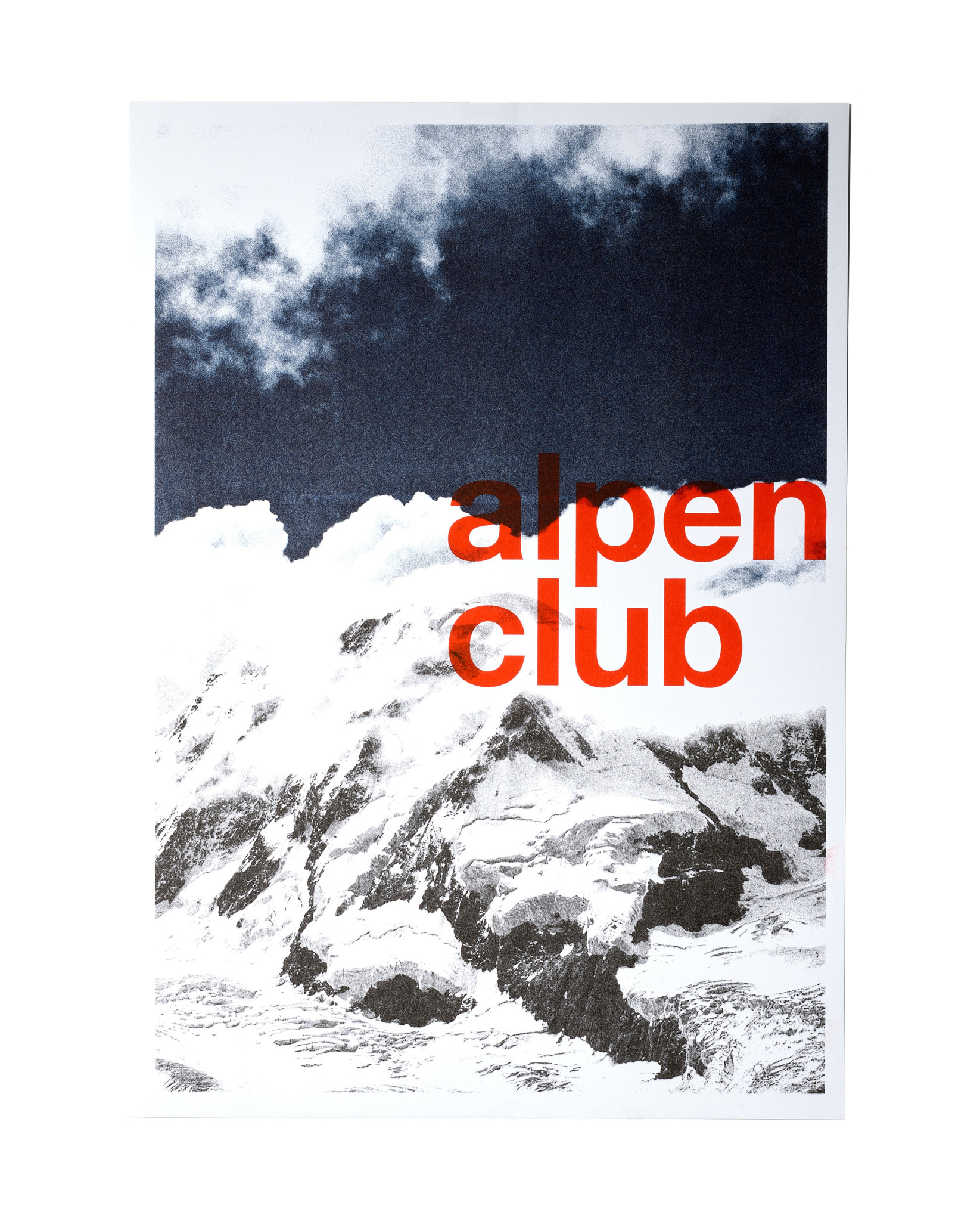 NOUVEL ÉTÉ RISO Print, A3, alpen club N° 1, limitierte Auflage