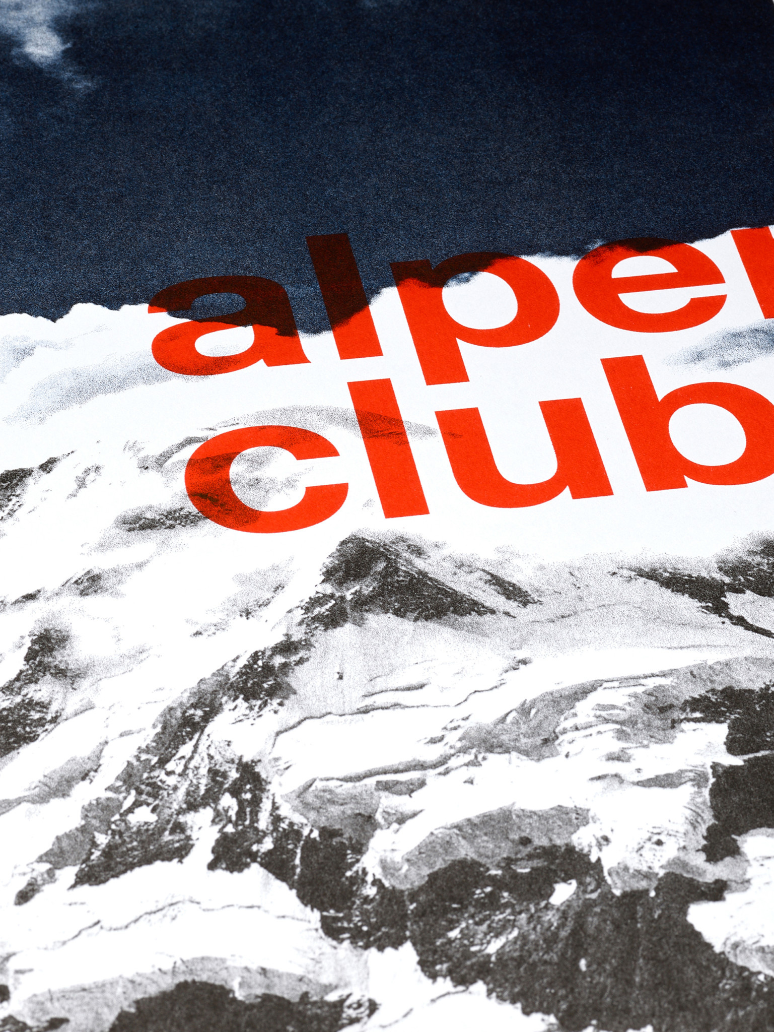 NOUVEL ÉTÉ RISO Print, A3, alpen club N° 1, limitierte Auflage