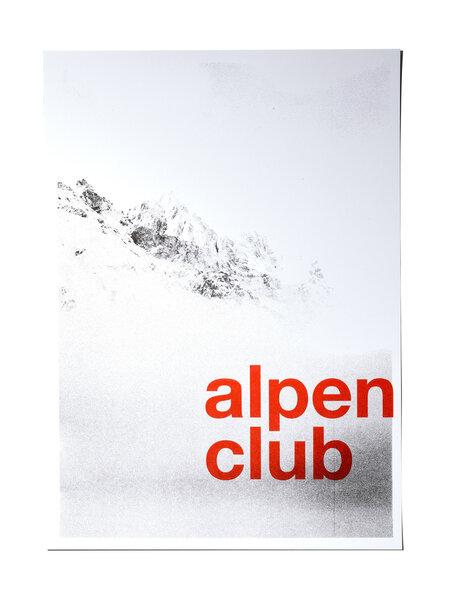 NOUVEL ÉTÉ RISO Print, A3, alpen club N° 3, limitierte Auflage
