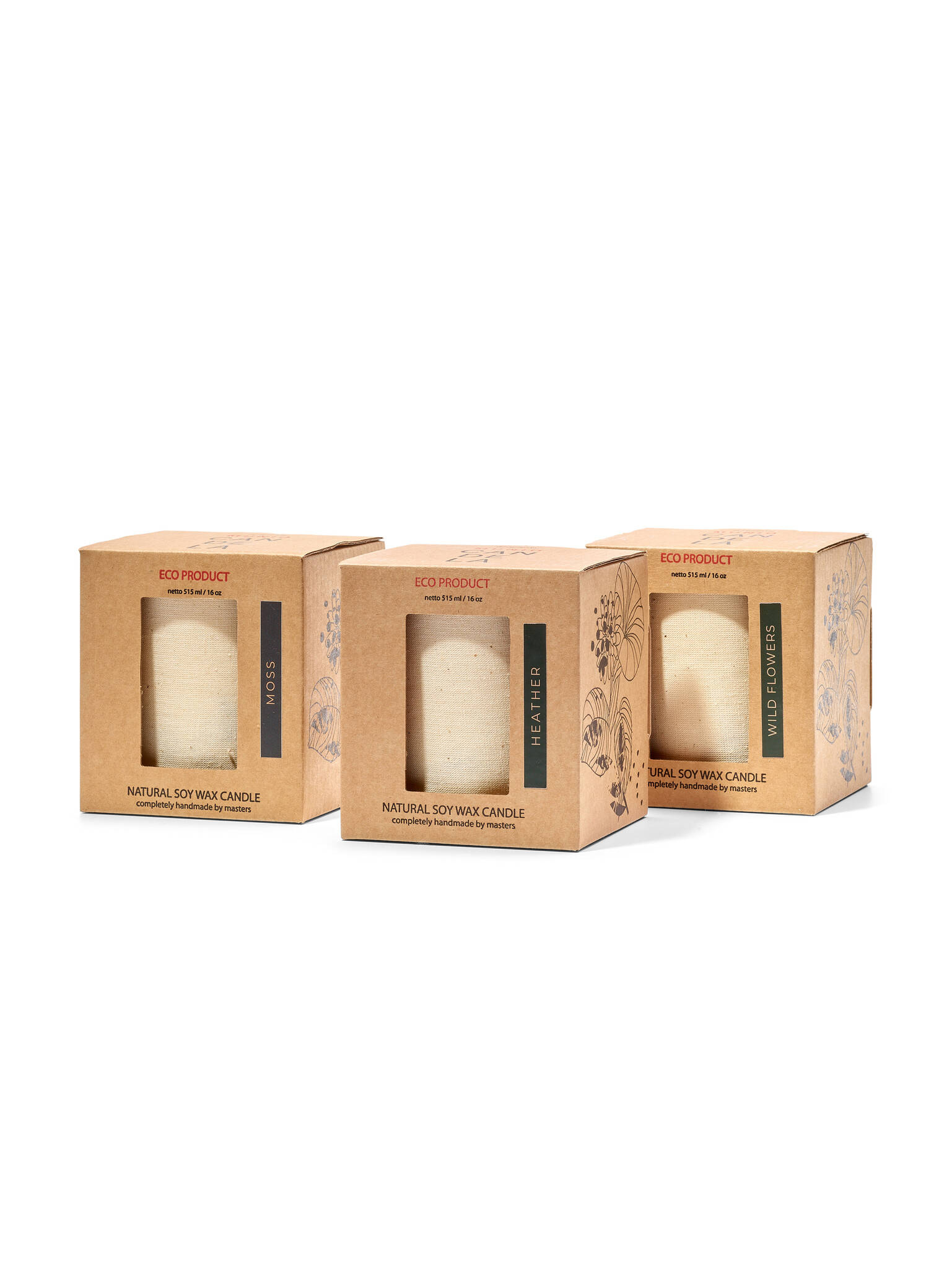 THE MUNIO Soja Duftkerze verschiedene Düfte