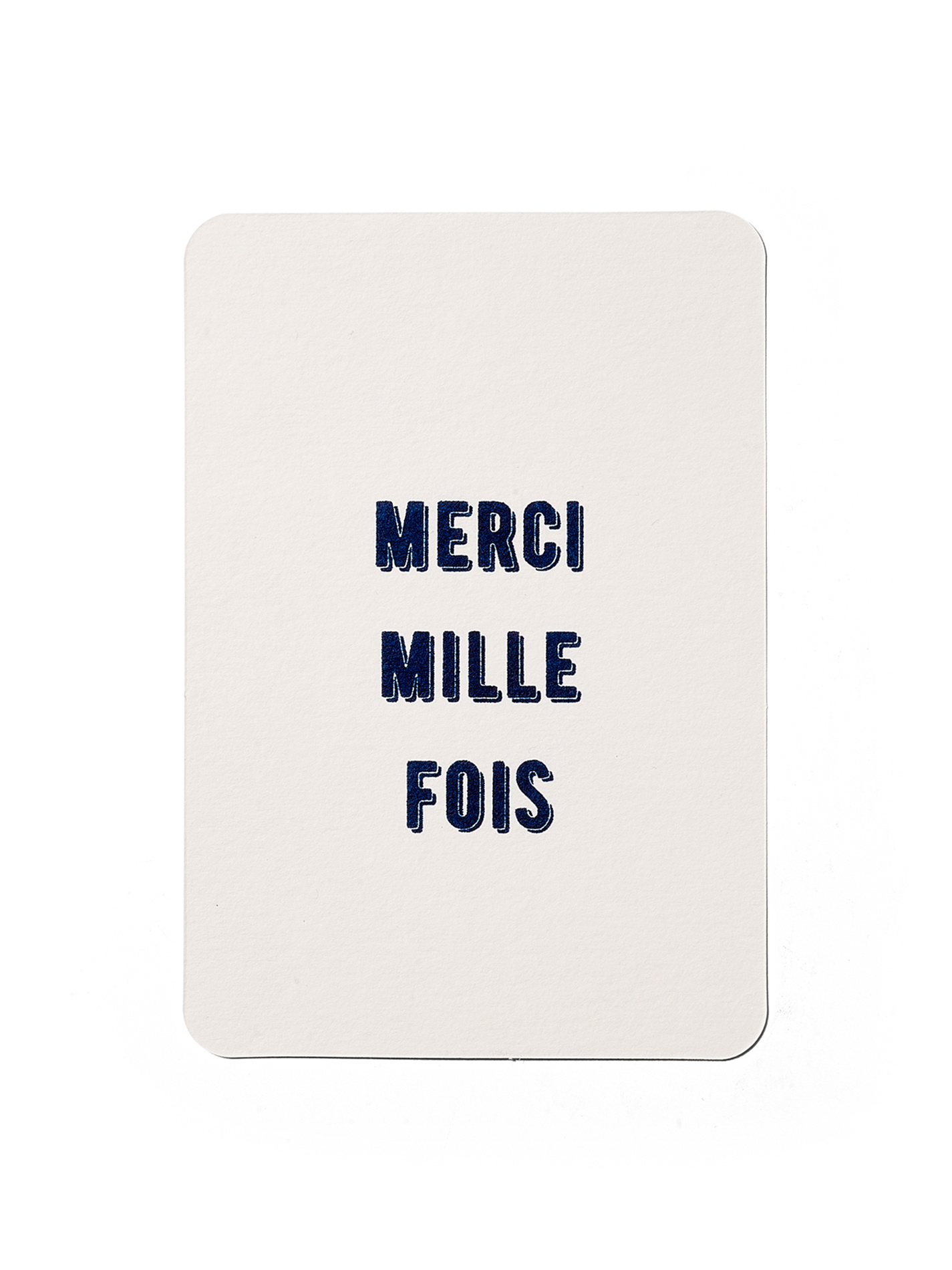 NOUVEL ÉTÉ RISO Postkarte, MERCI MILLE FOIS