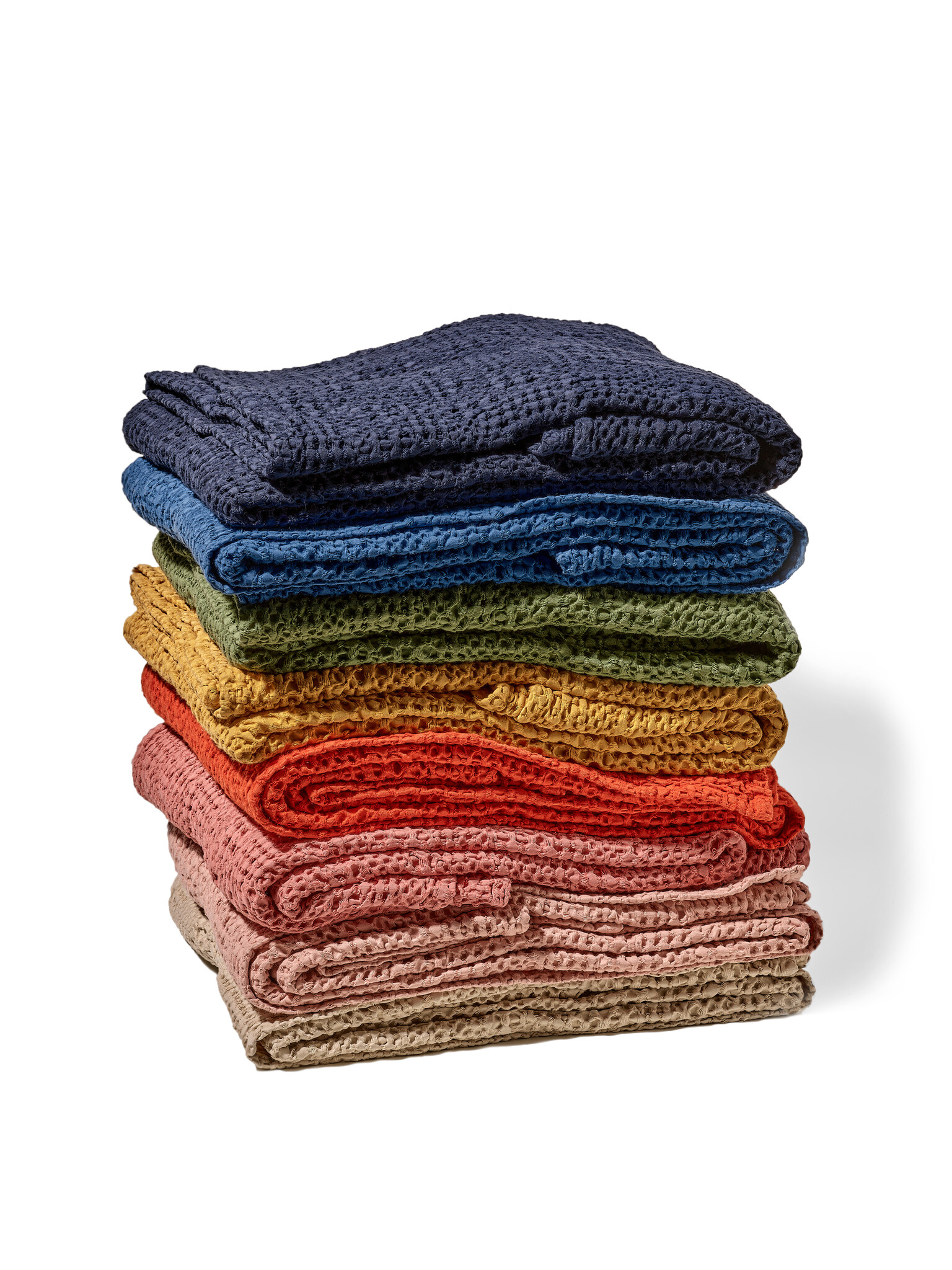 Waffeldecke 140 x 200cm in verschiedenen Farben