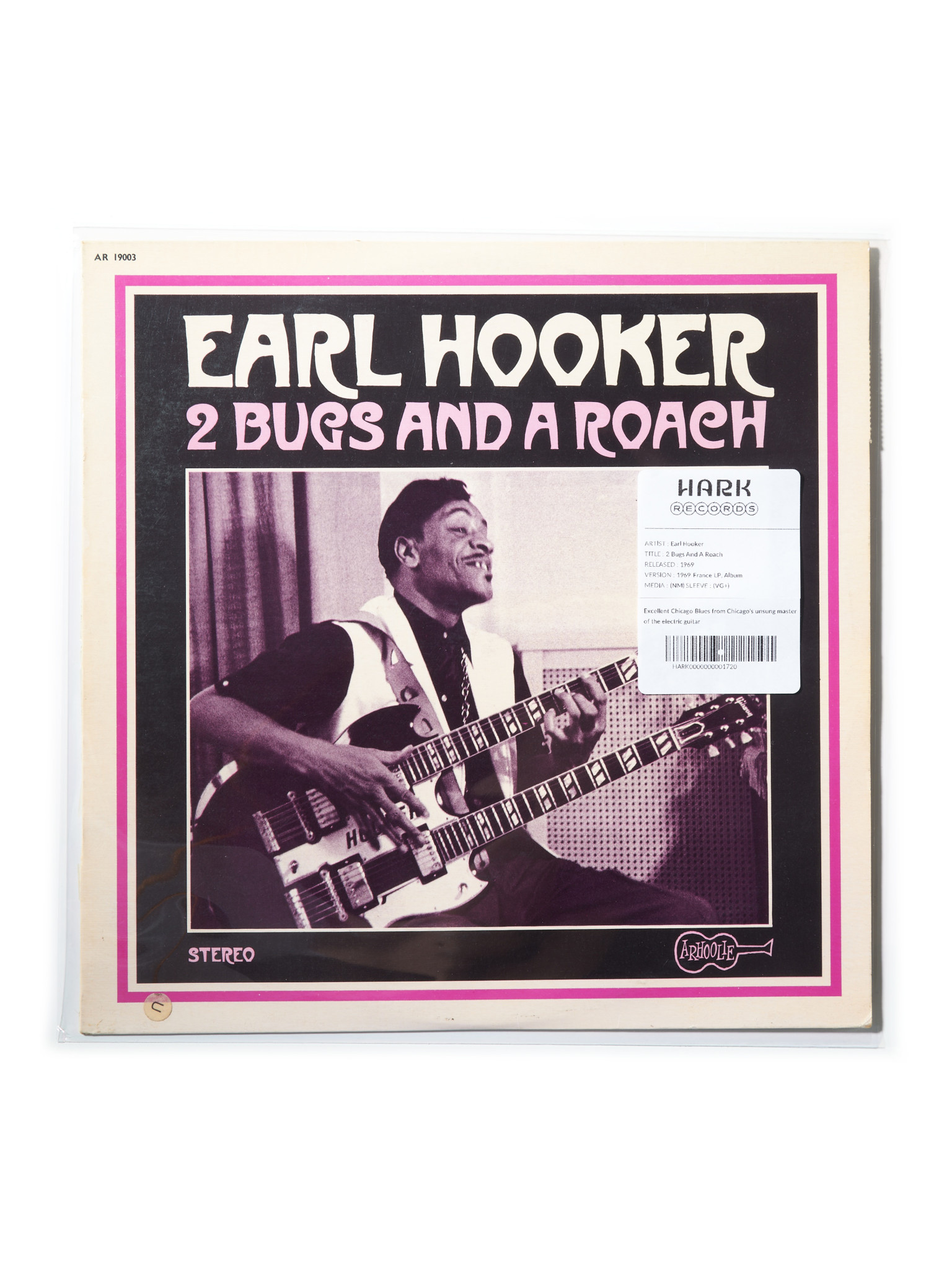 HARK RECORDS PARIS Earl Hooker – 2 Bugs and a Roach