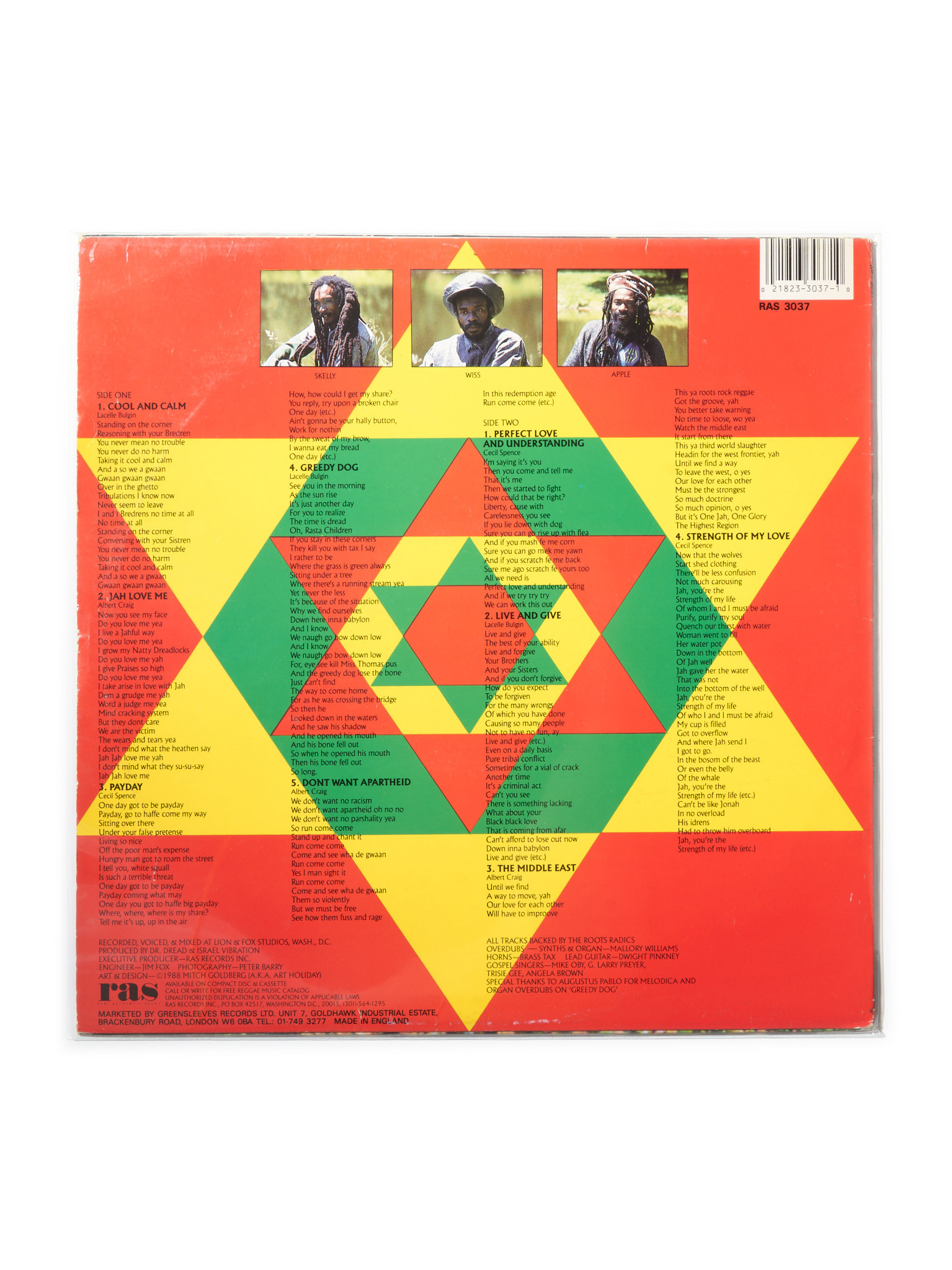 HARK RECORDS PARIS Israel Vibration – Strength of my life