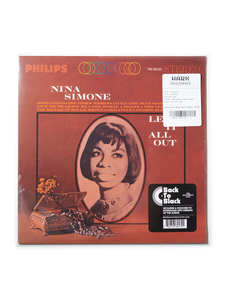 HARK RECORDS PARIS Nina Simone – Let It All Out