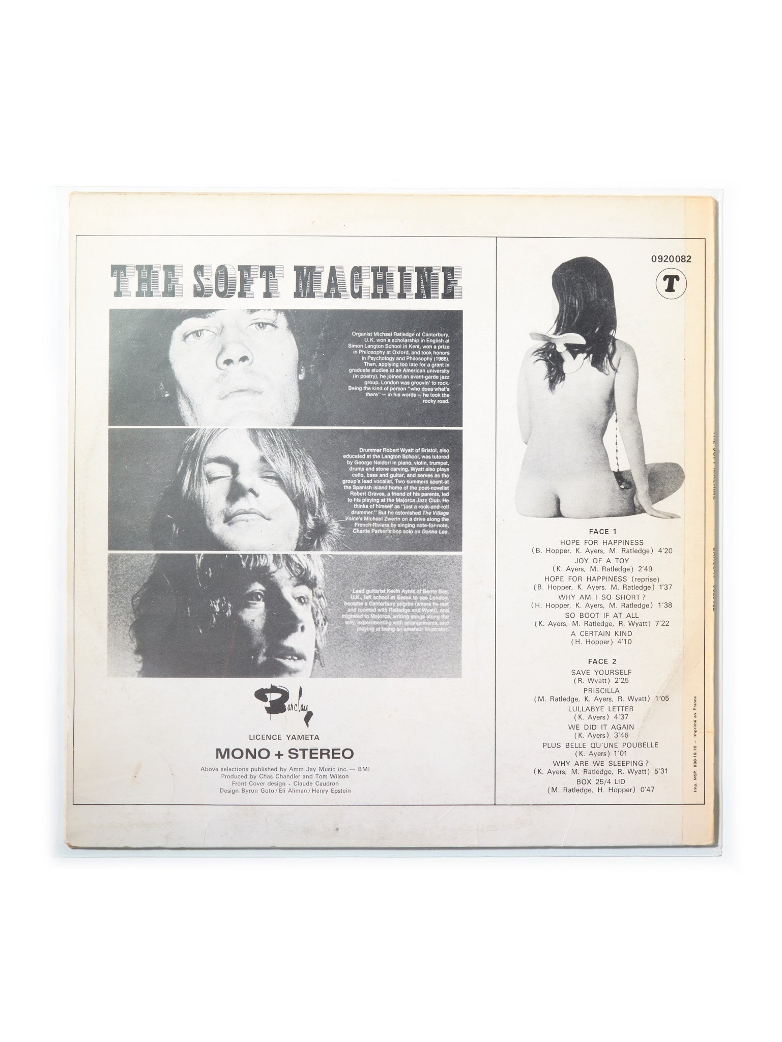 HARK RECORDS PARIS Soft Machine – The Soft Machine