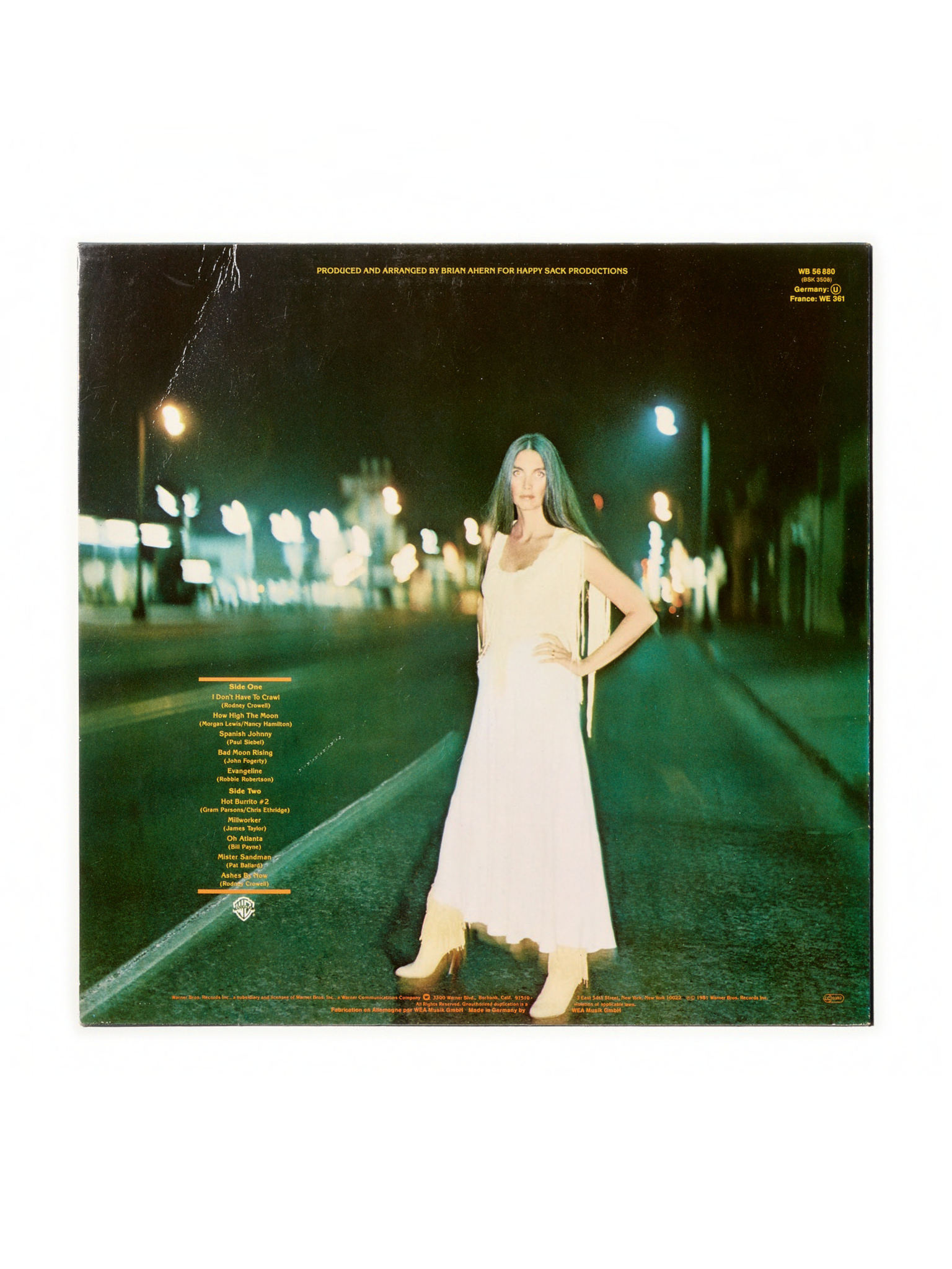 NÉ RECORDS Emmylou Harris - Evangeline