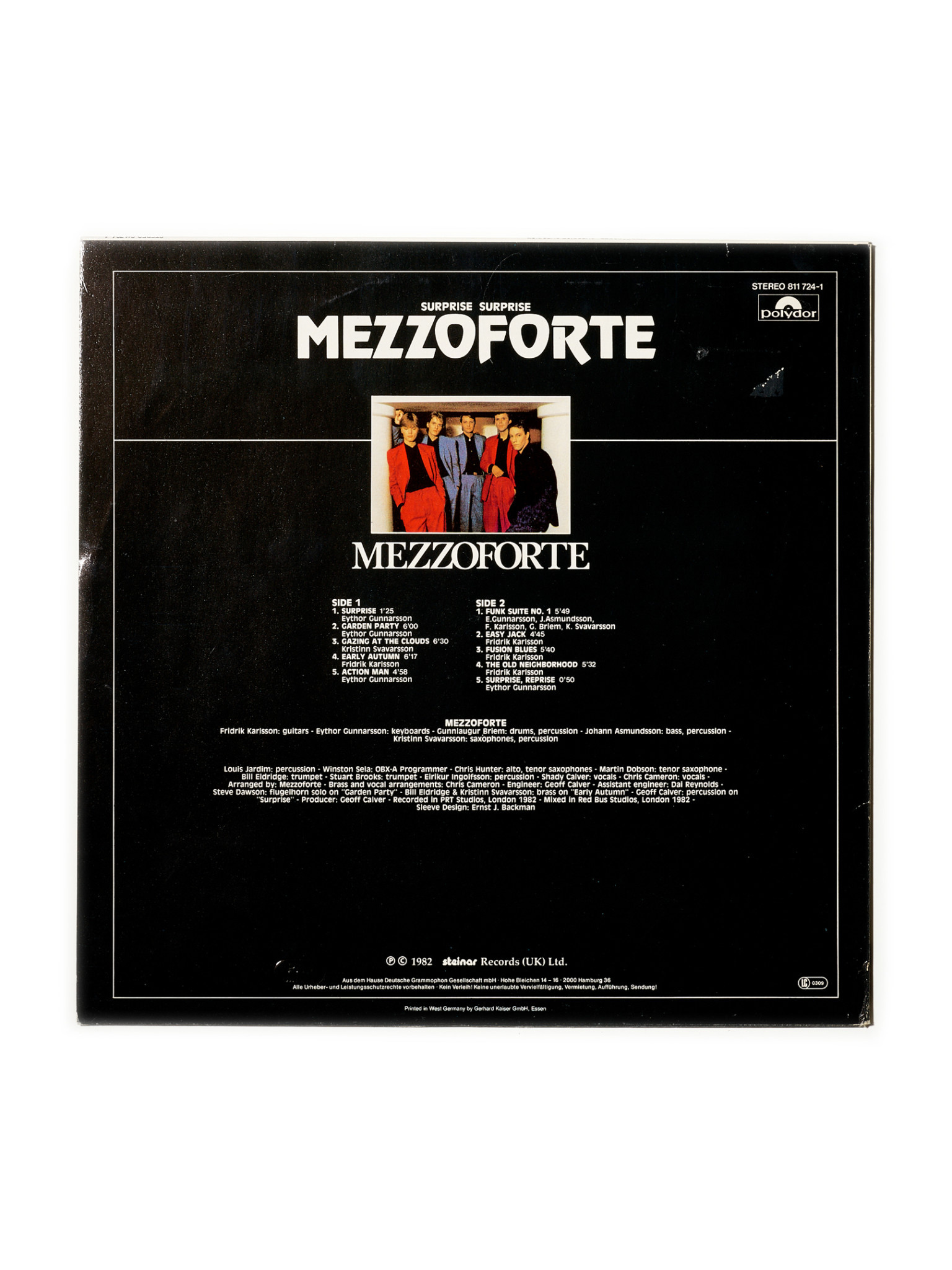 NÉ RECORDS Mezzoforte - Suprise Suprise