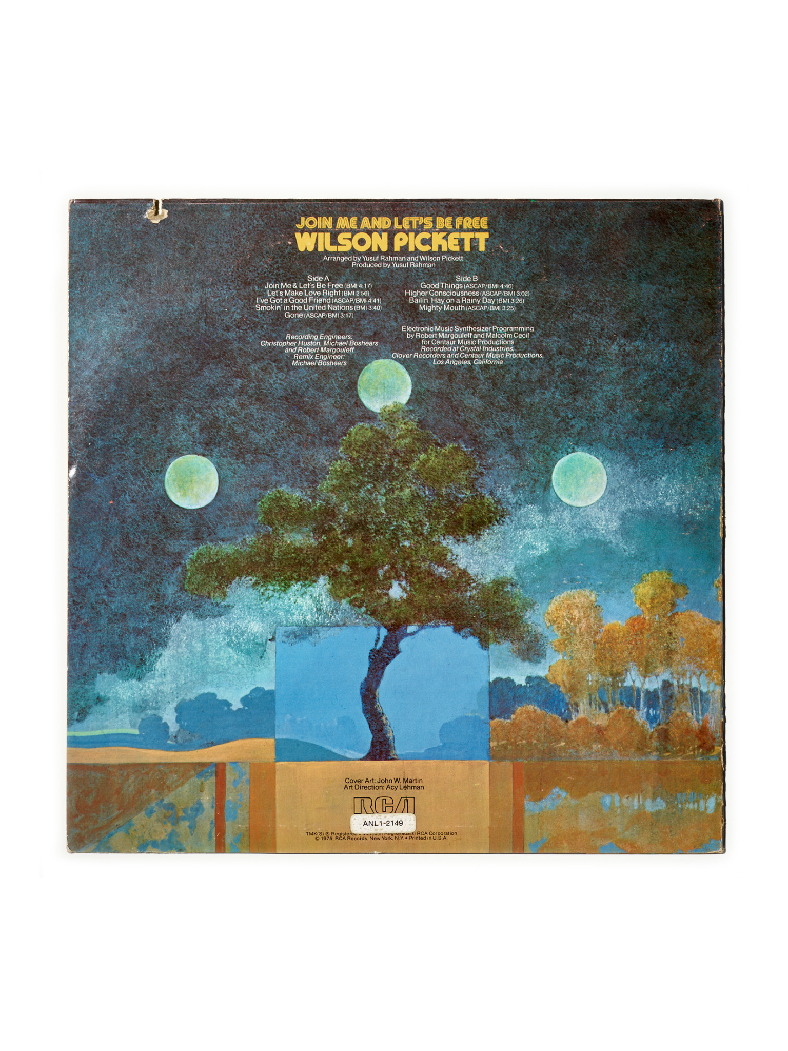 NÉ RECORDS Wilson Pickett - Join Me and Let‘s Be Free