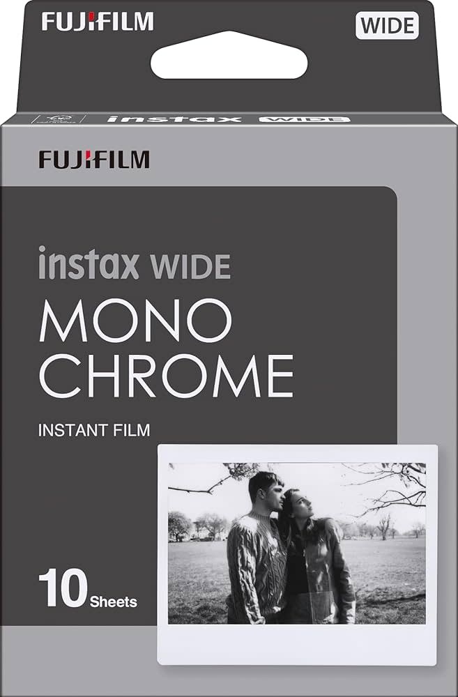 Fuji Instax Wide Film, Monochrom