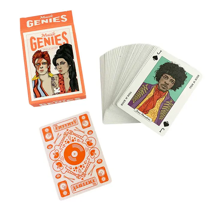Musik Genies Spielkarten