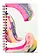 MOGLEA Bemaltes Notizbuch Candy Swirl