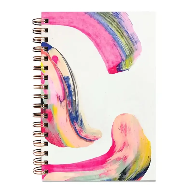 MOGLEA Bemaltes Notizbuch Candy Swirl