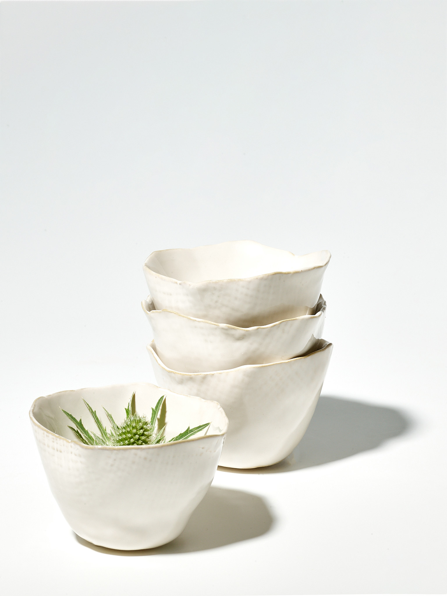 STUDIO SOMMER Keramikschale beige organisch geformt (klein)