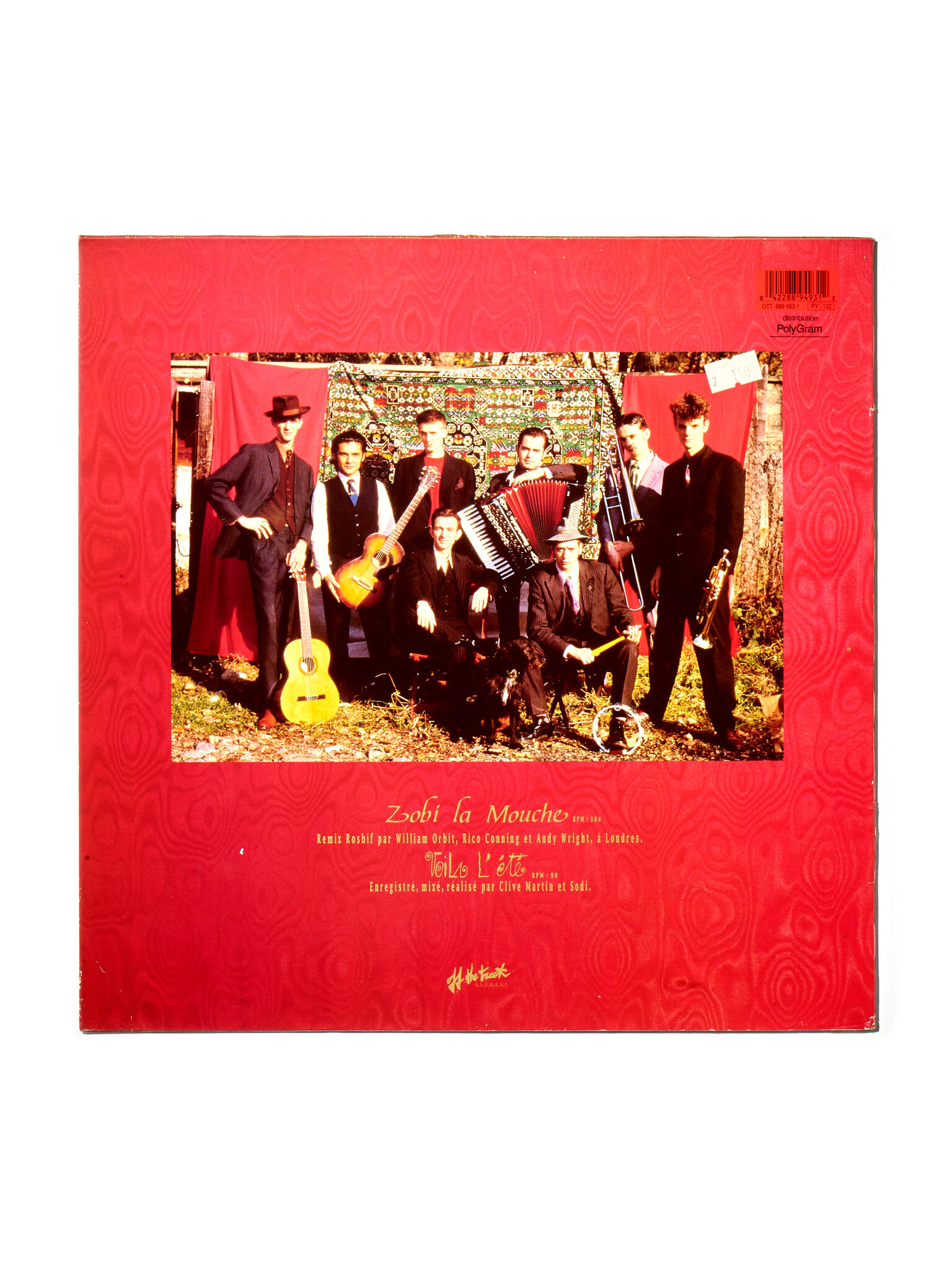 HARK RECORDS PARIS LES NEGRESSES VERTES - Zobi La Mouche (Remix Rosbif)