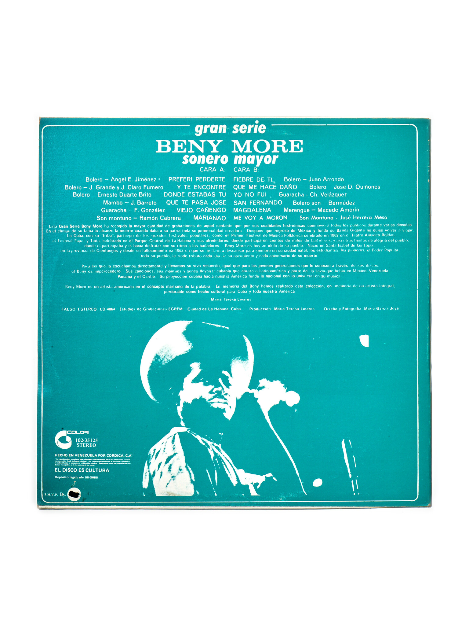 HARK RECORDS PARIS Beny Moré - Gran Serie Beny Moré Sonero Mayor Vol. 11