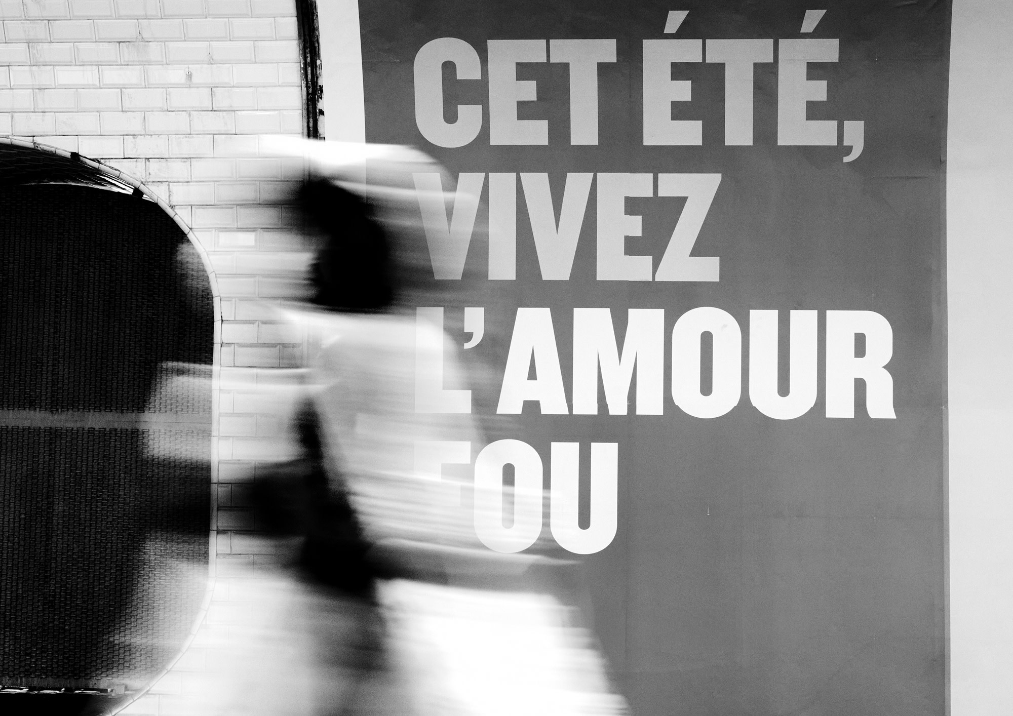 Fine Art Print CET ÉTÉ VIVEZ L'AMOUR FOU N°1 in verschiedenen Formaten