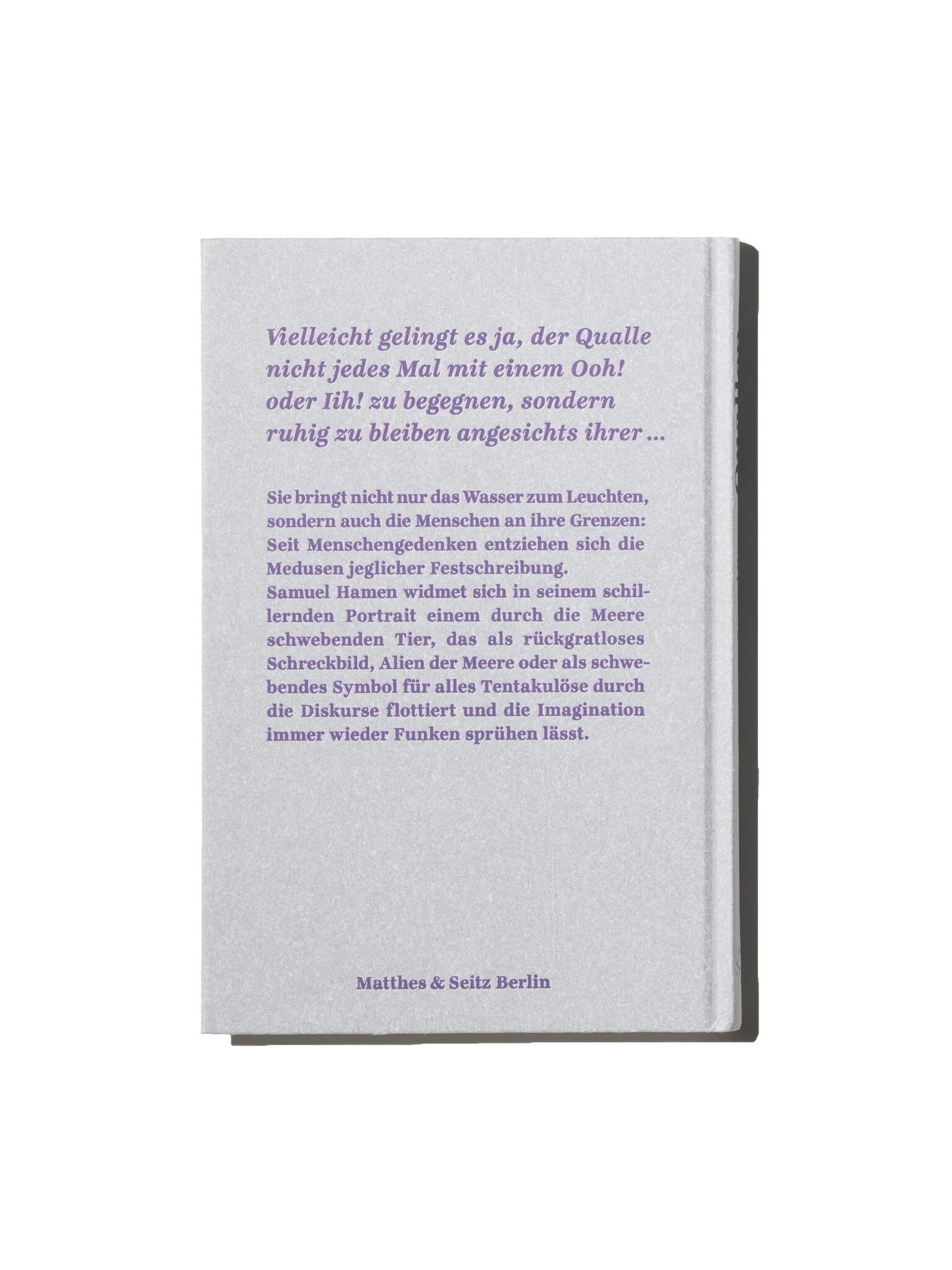 Quallen - Ein Portrait von Samuel Hamen