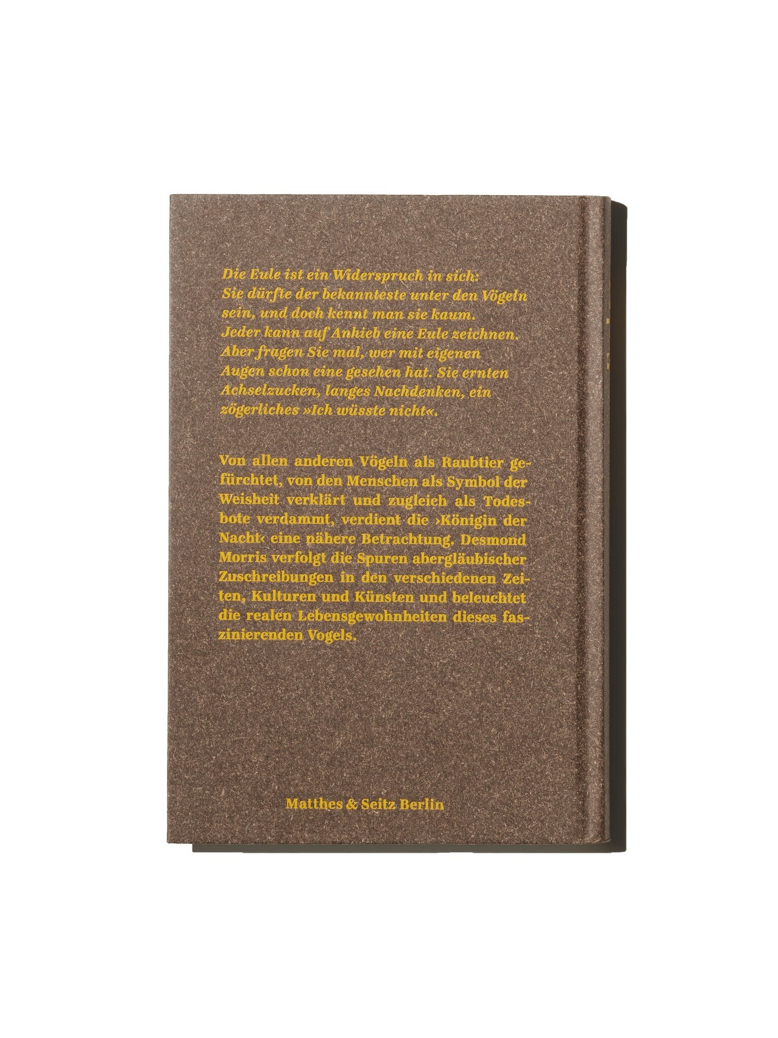 Eulen - Ein Portrait von Desmond Morris