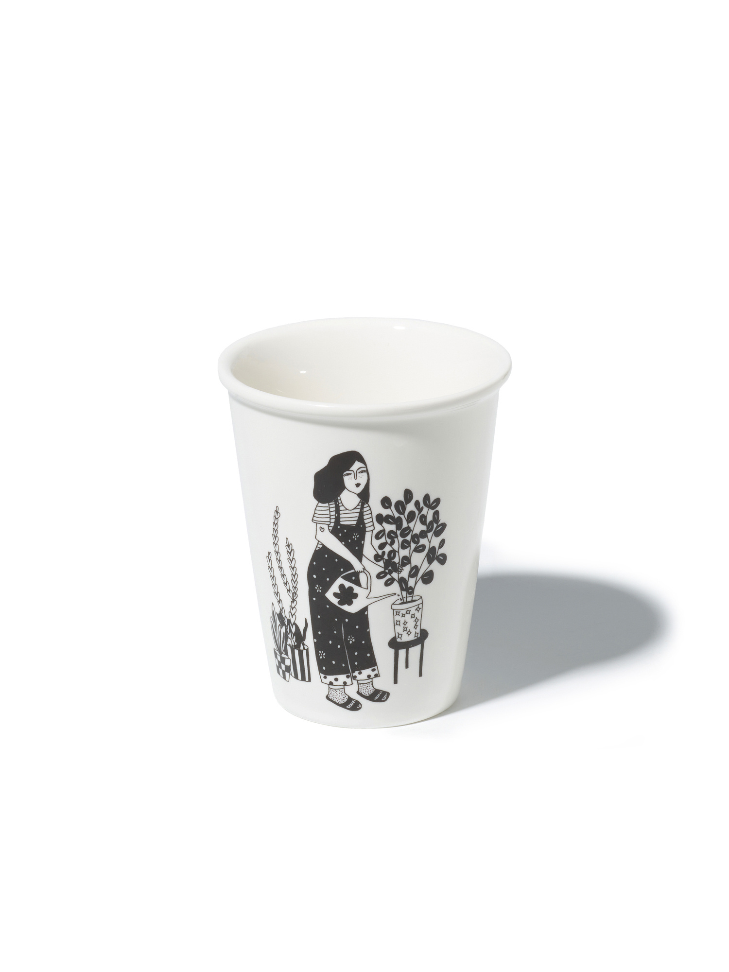 HELEN B Porzellan Becher GIRLS mit verschiedenen Illustrationen