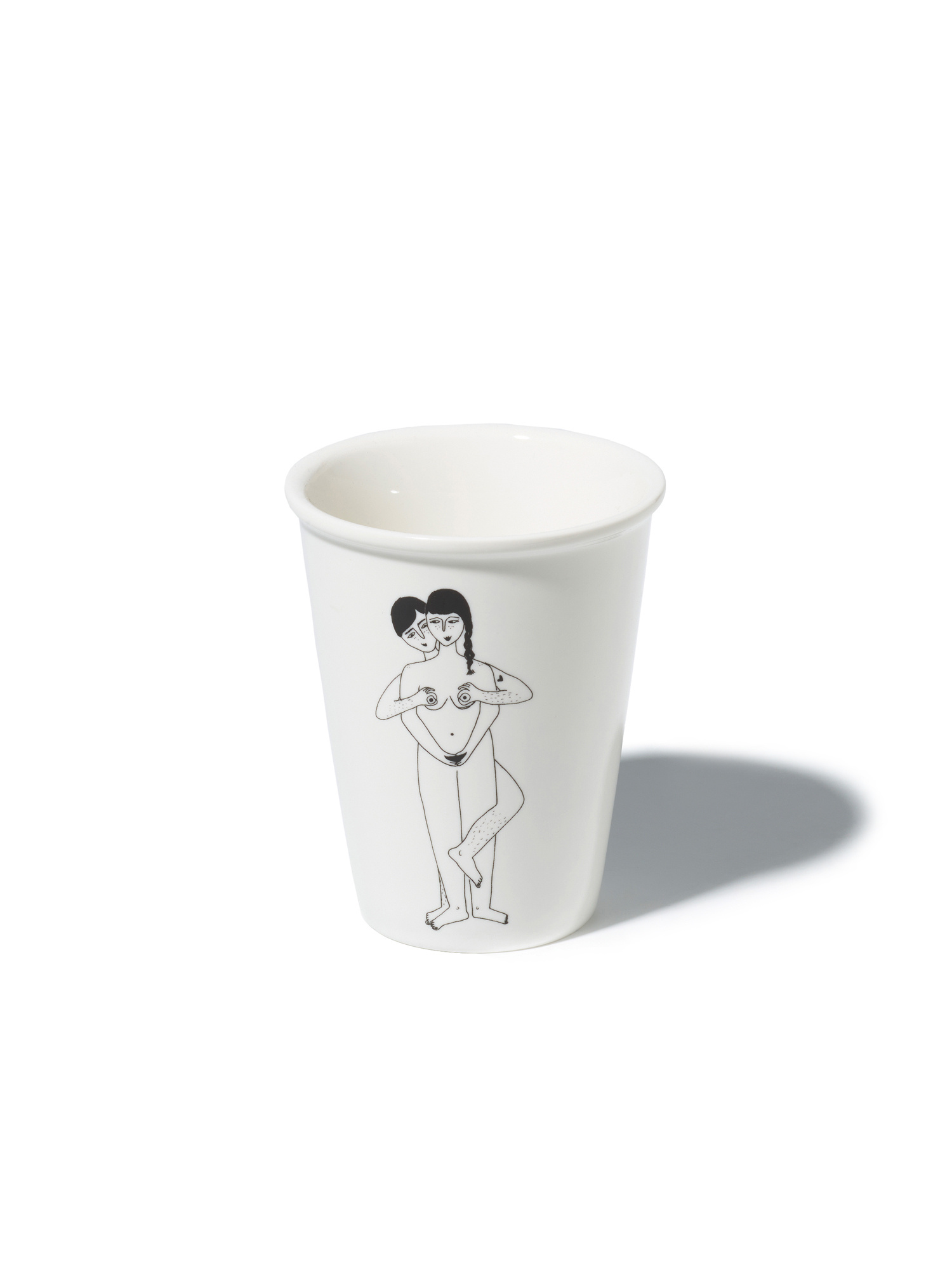 HELEN B Porzellan Becher COUPLES mit verschiedenen Illustrationen