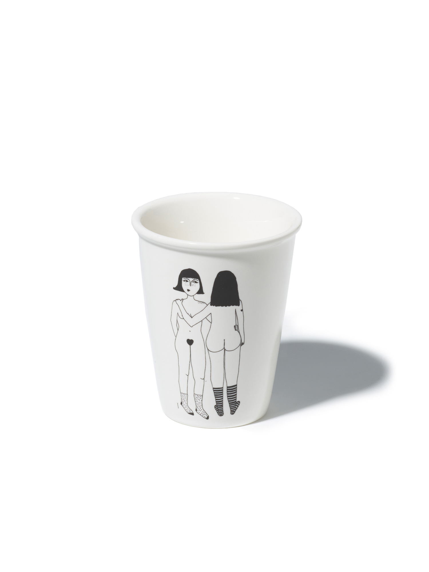 HELEN B Porzellan Becher COUPLES mit verschiedenen Illustrationen