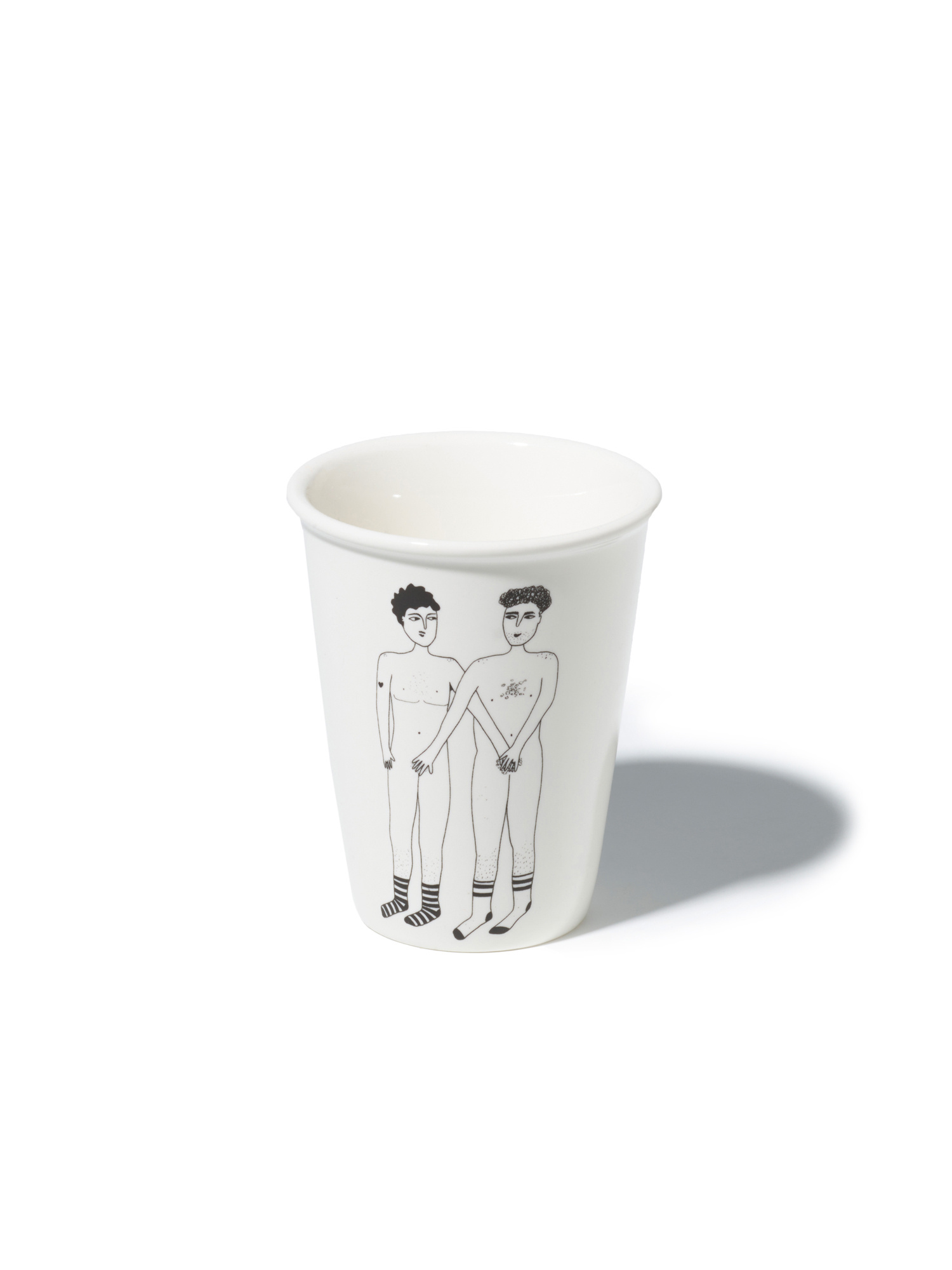 HELEN B Porzellan Becher COUPLES mit verschiedenen Illustrationen