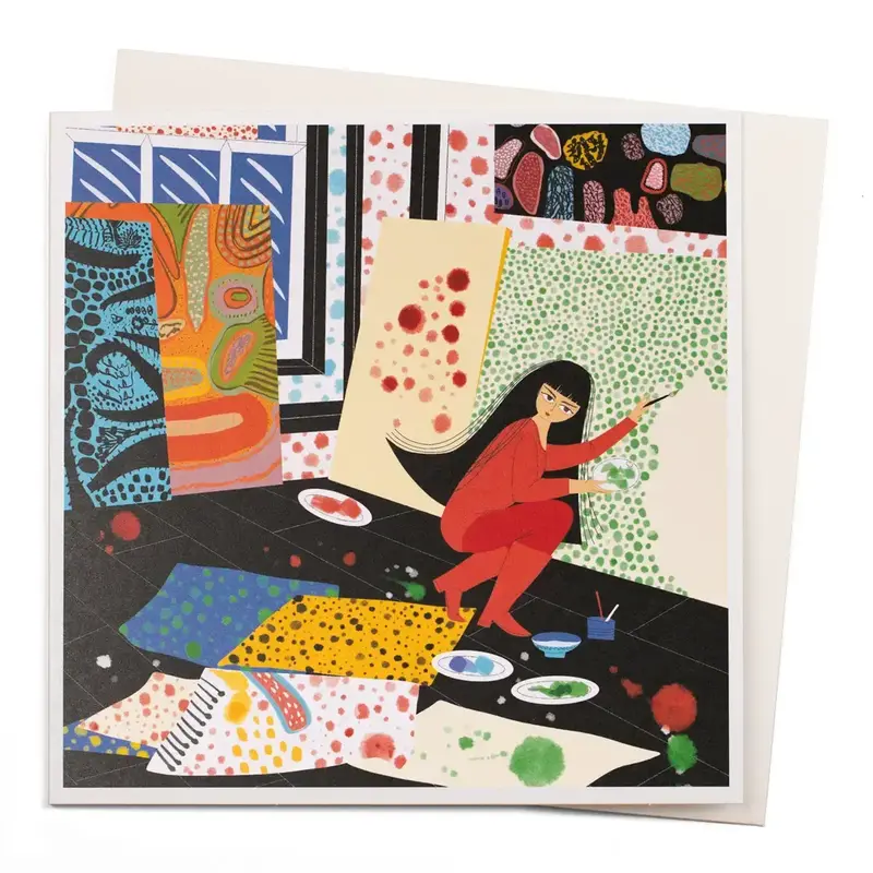USTUDIO Doppelkarte - Yayoi Kusama