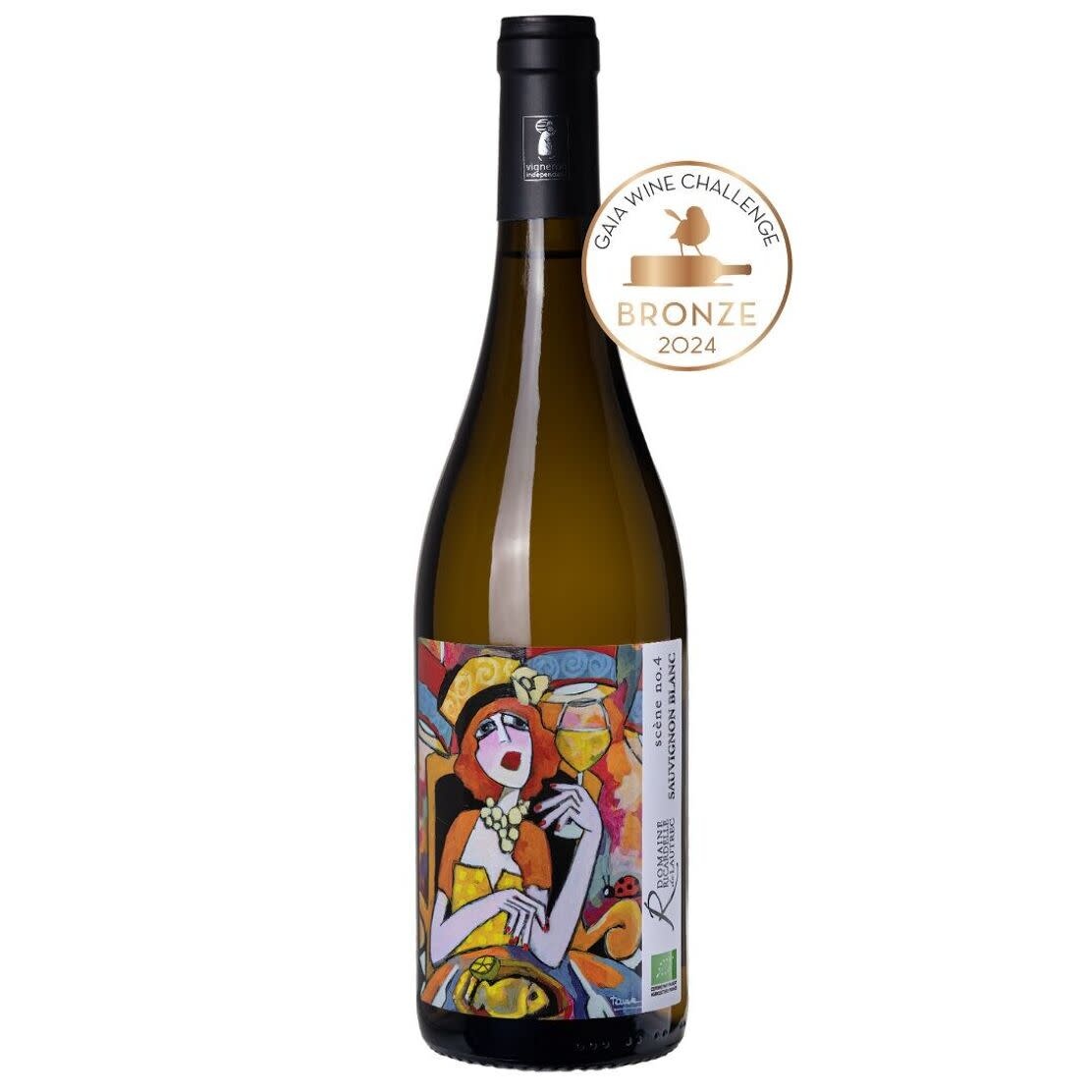 DOMAINE RICARDELLE DE LAUTREC Biodynamischer Weisswein - Saugvignon Blanc Szene Nr. 4 2023